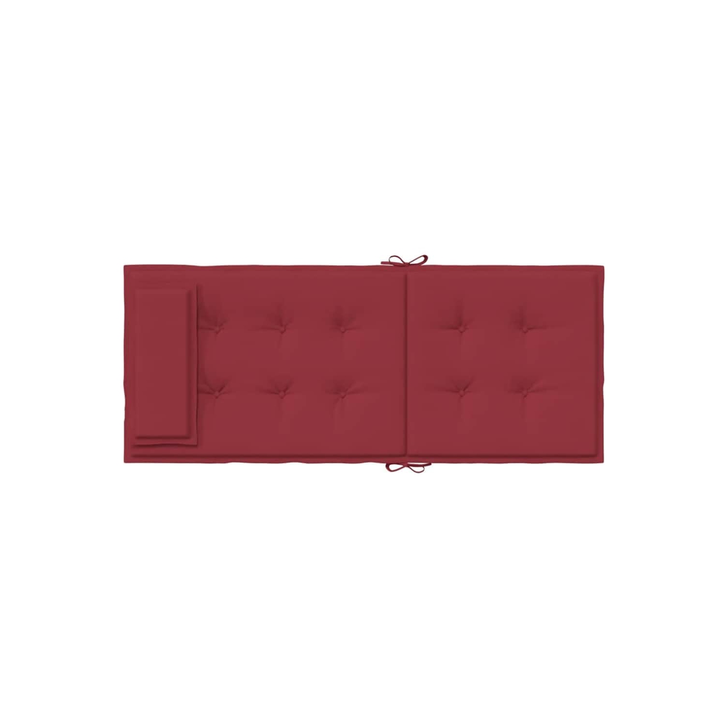 vidaXL Highback Chair Cushions 4 pcs Wine Red Oxford Fabric