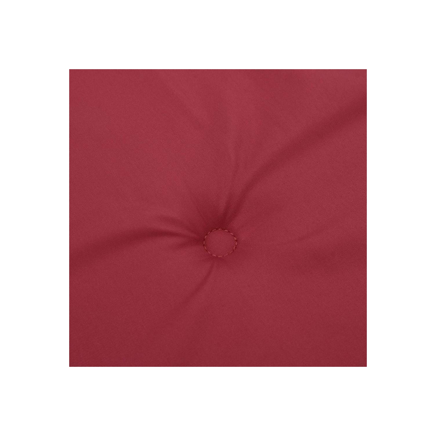 vidaXL Highback Chair Cushions 4 pcs Wine Red Oxford Fabric