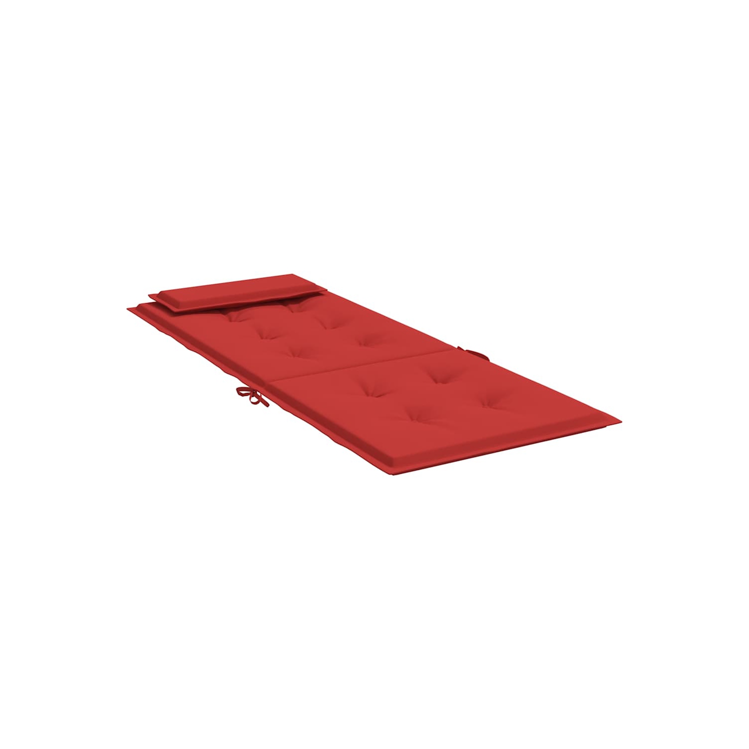 Coussins de chaise à dossier haut vidaXL 6 pièces en tissu Oxford rouge