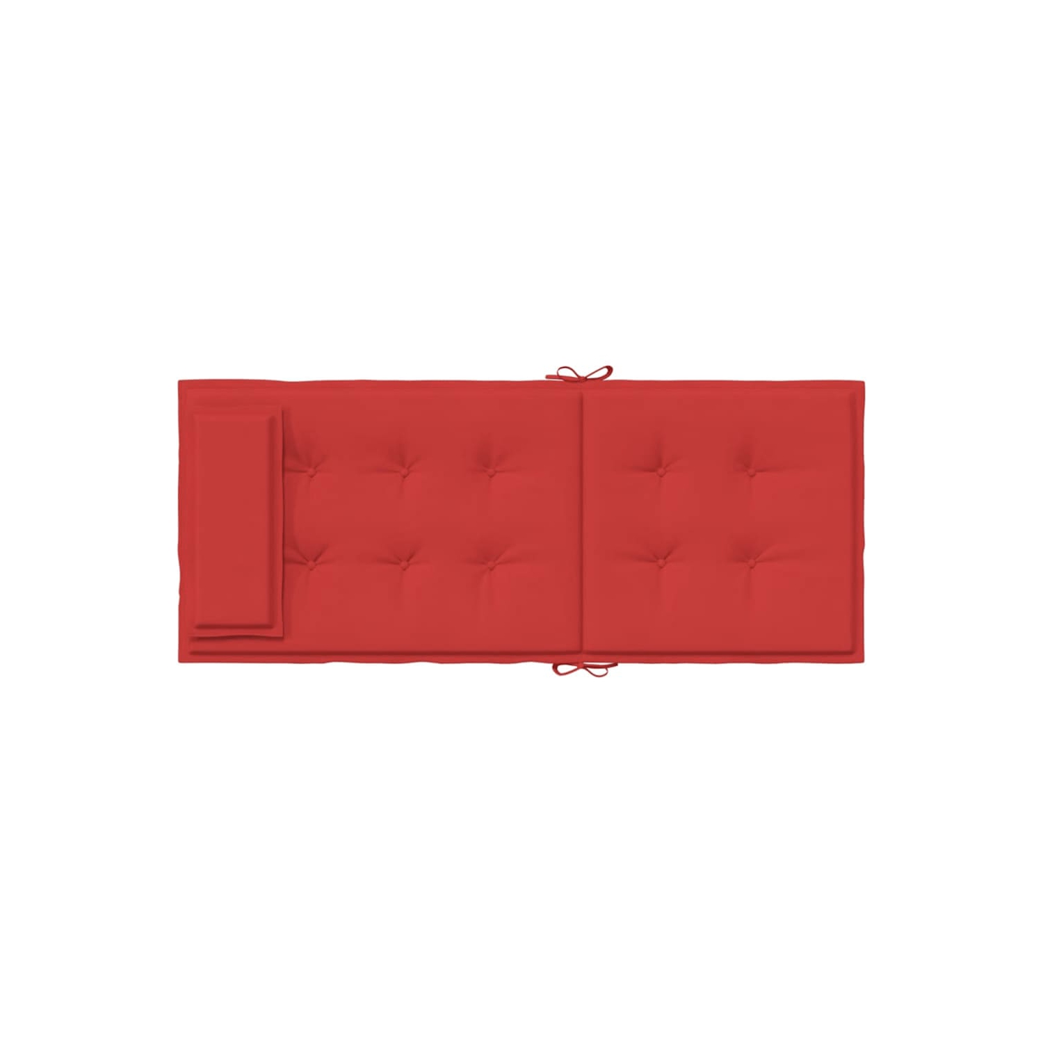 Coussins de chaise à dossier haut vidaXL 6 pièces en tissu Oxford rouge