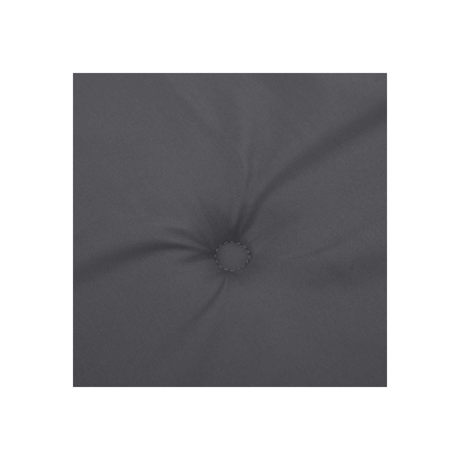 Coussins de chaise à dossier haut vidaXL 2 pièces en tissu Oxford anthracite