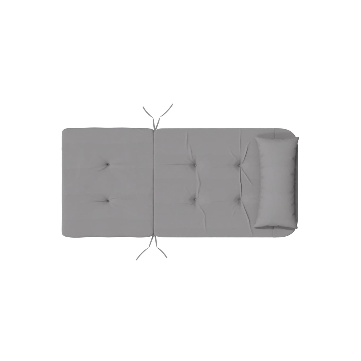 vidaXL Adirondack Chair Cushions 2 pcs Grey Oxford Fabric