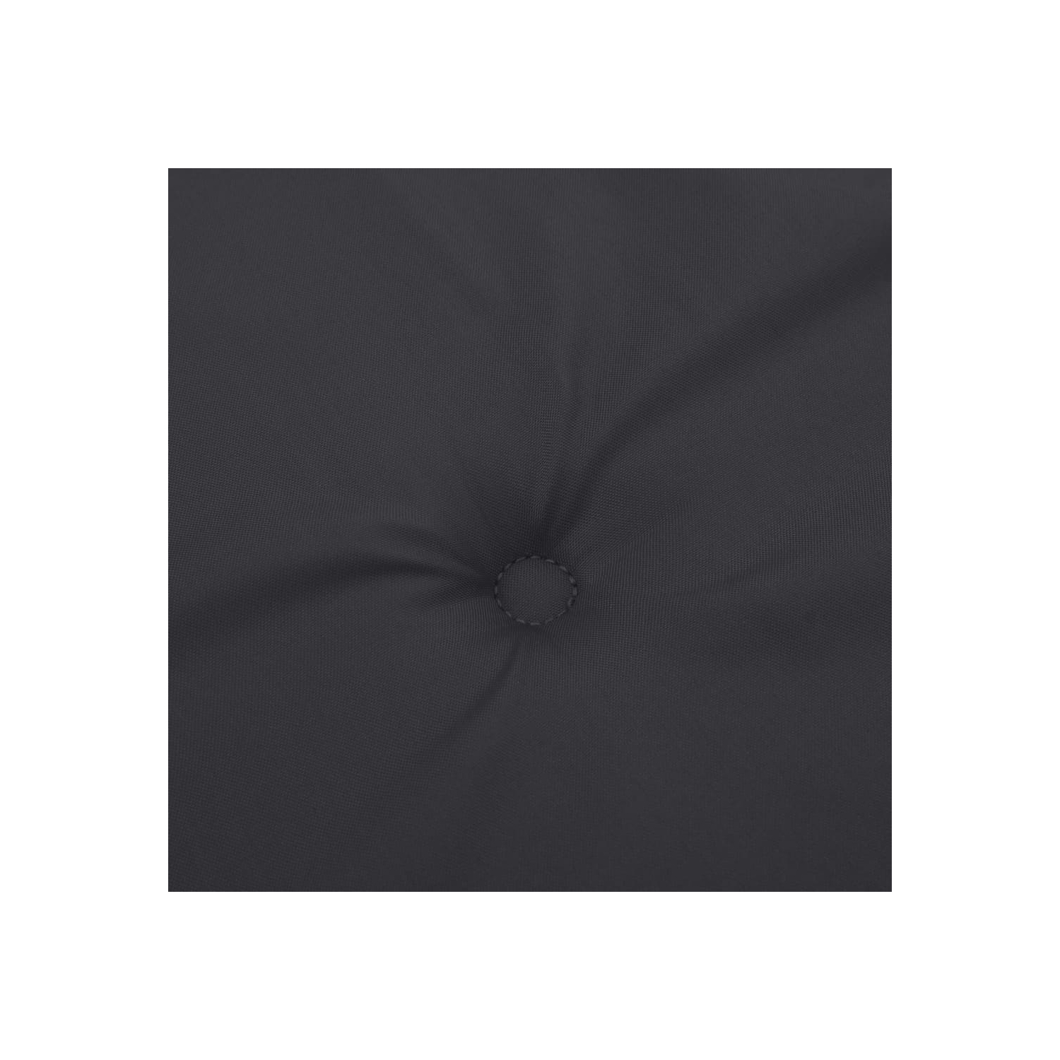 VidaXL coussins de chaise Adirondack 2 pièces en tissu Oxford noir