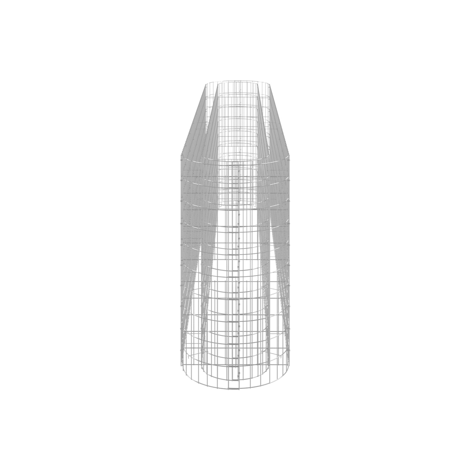 vidaXL Gabion Raised Bed Galvanised Iron 330x50x100 cm