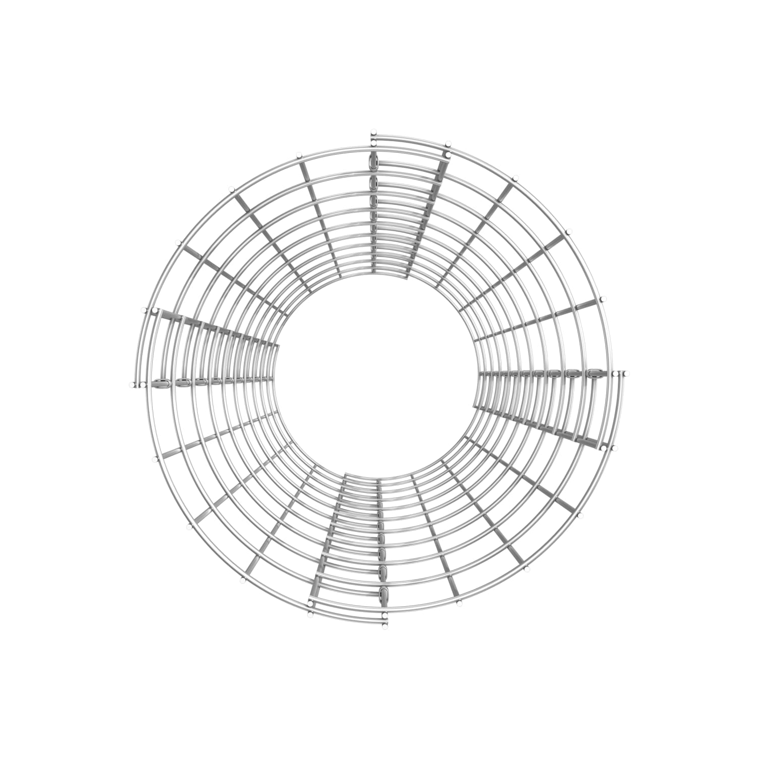 vidaXL Circular Gabion Raised Beds 3 pcs Galvanised Steel Ø30x100 cm