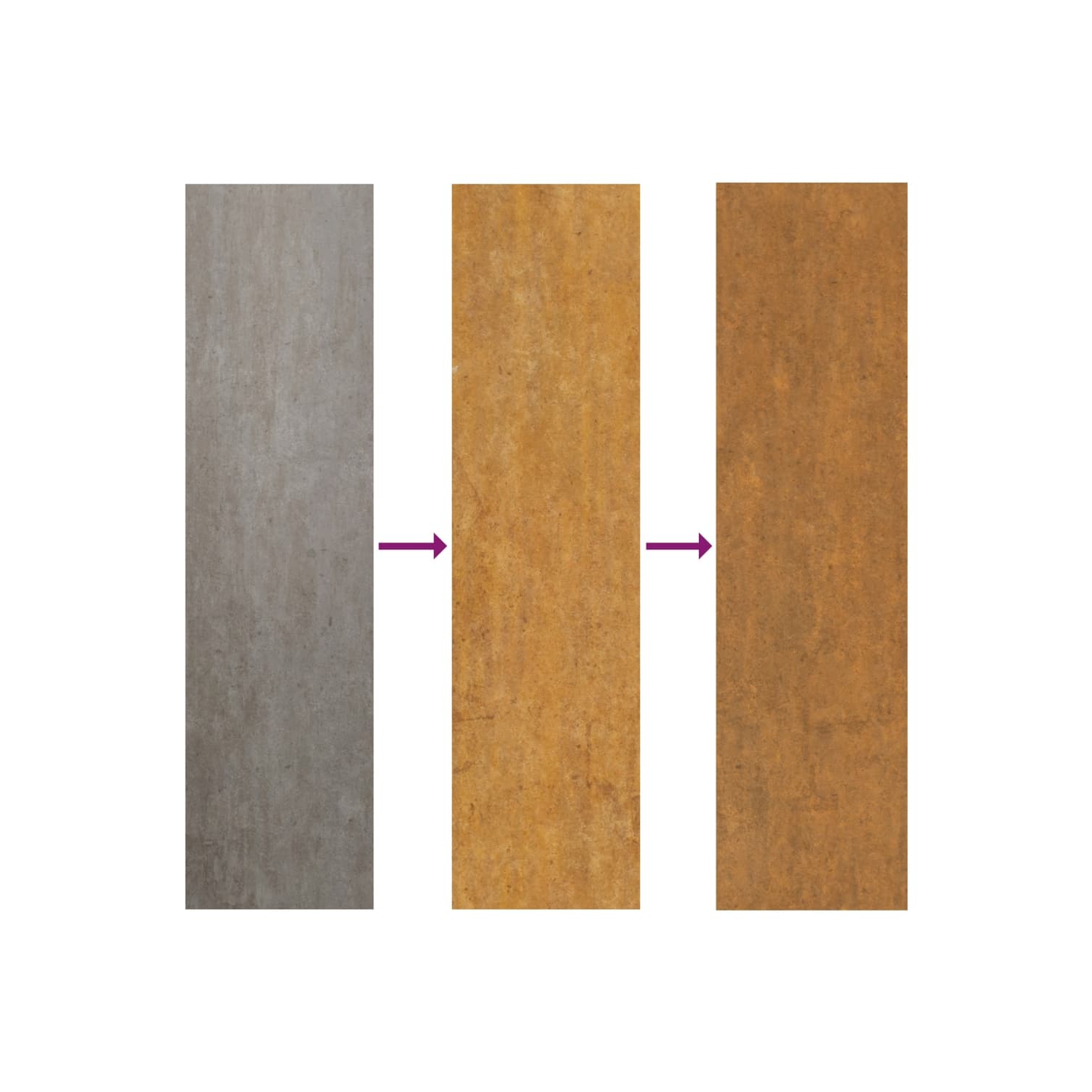 vidaXL Wall Planters 2 pcs Rusty Corten Steel 53x10x17 cm