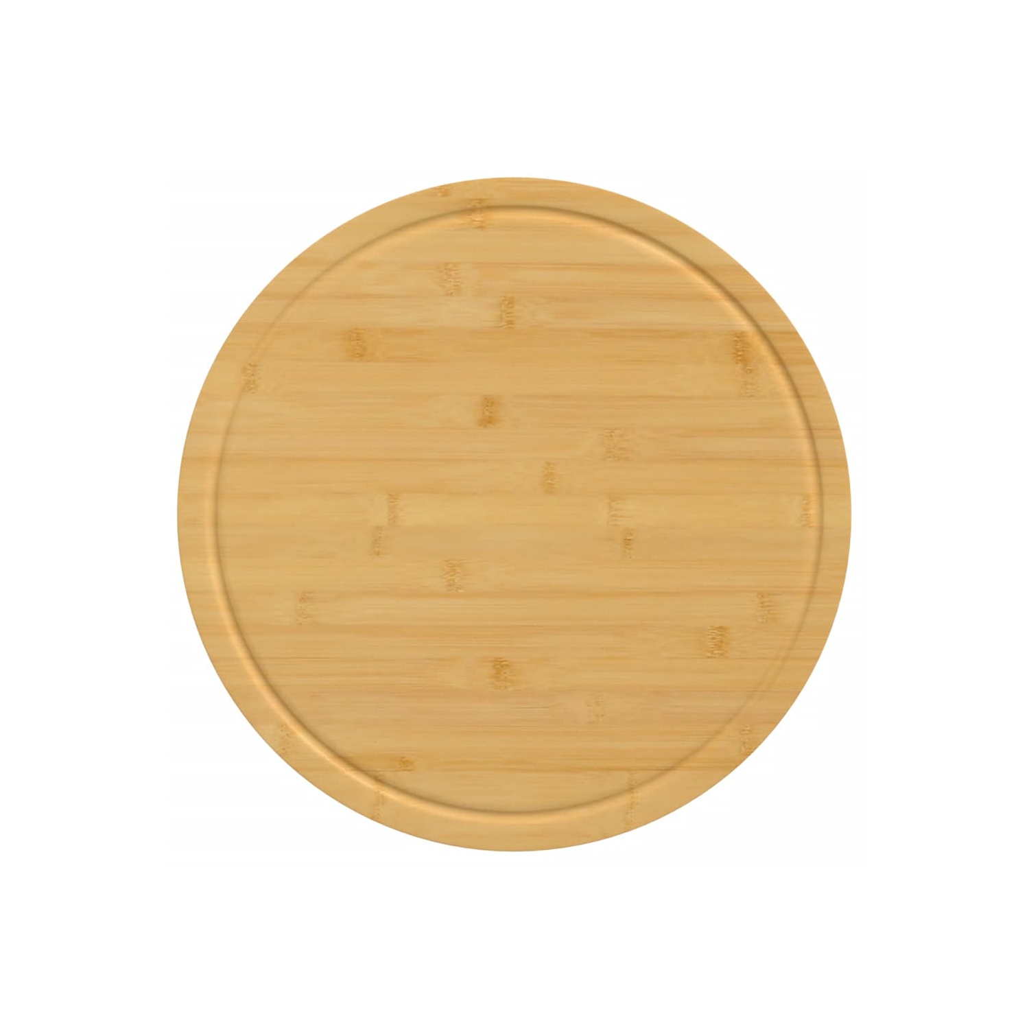 vidaXL Chopping Boards 6 pcs Ø30x1.5 cm Bamboo