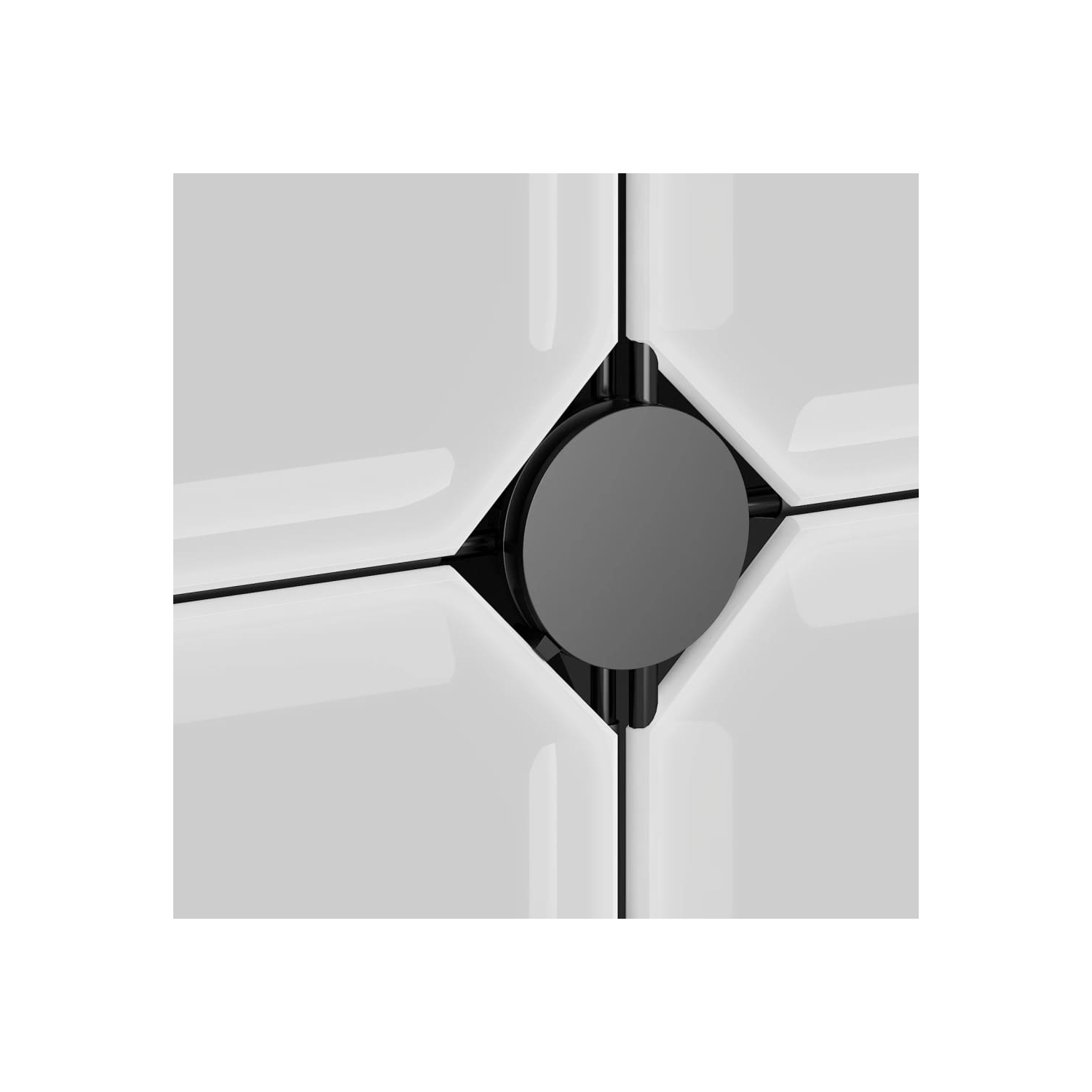 vidaXL Shoe Rack Black 94.5x36.5x106 cm PP