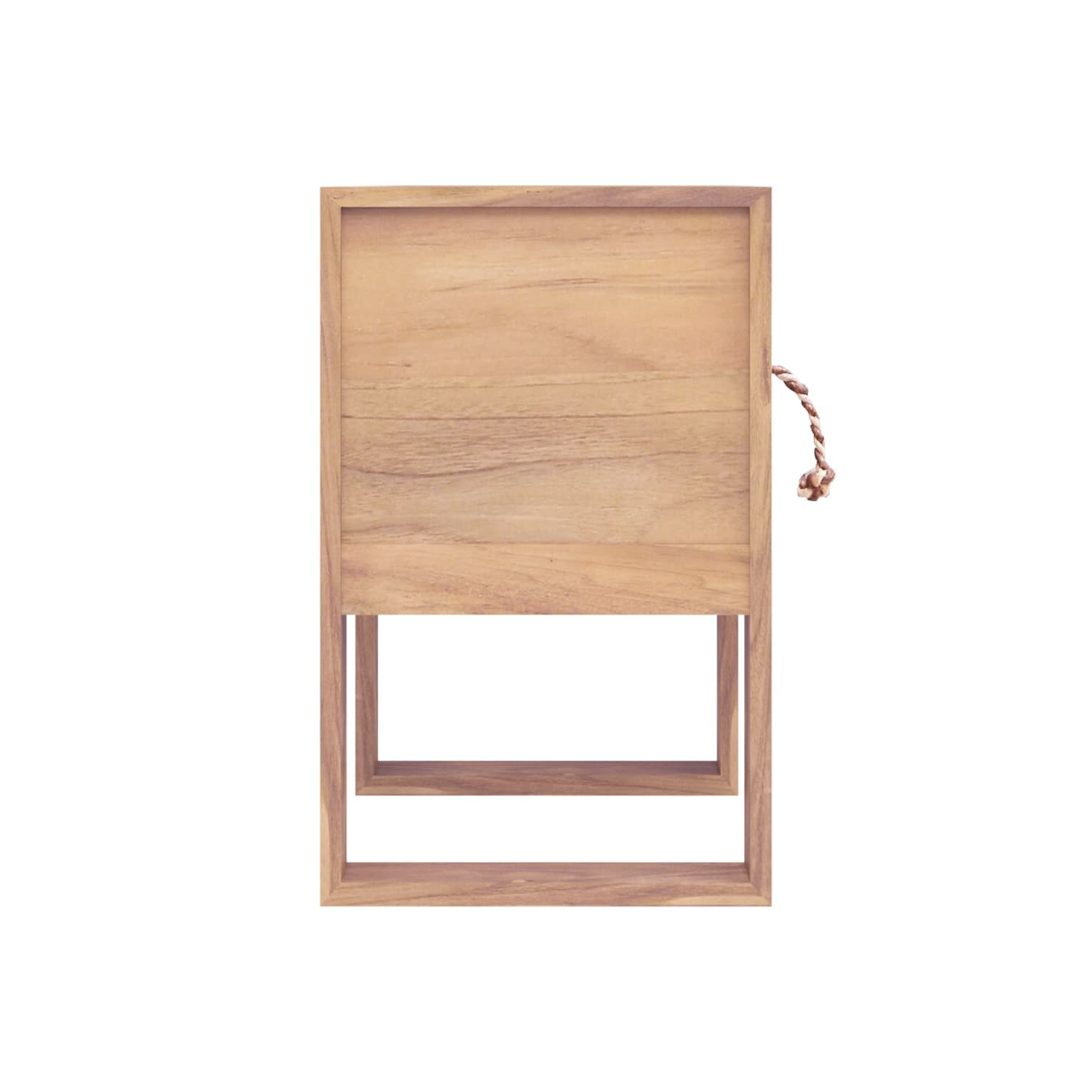vidaXL Bedside Cabinet 40x30x50 cm Solid Teak Wood