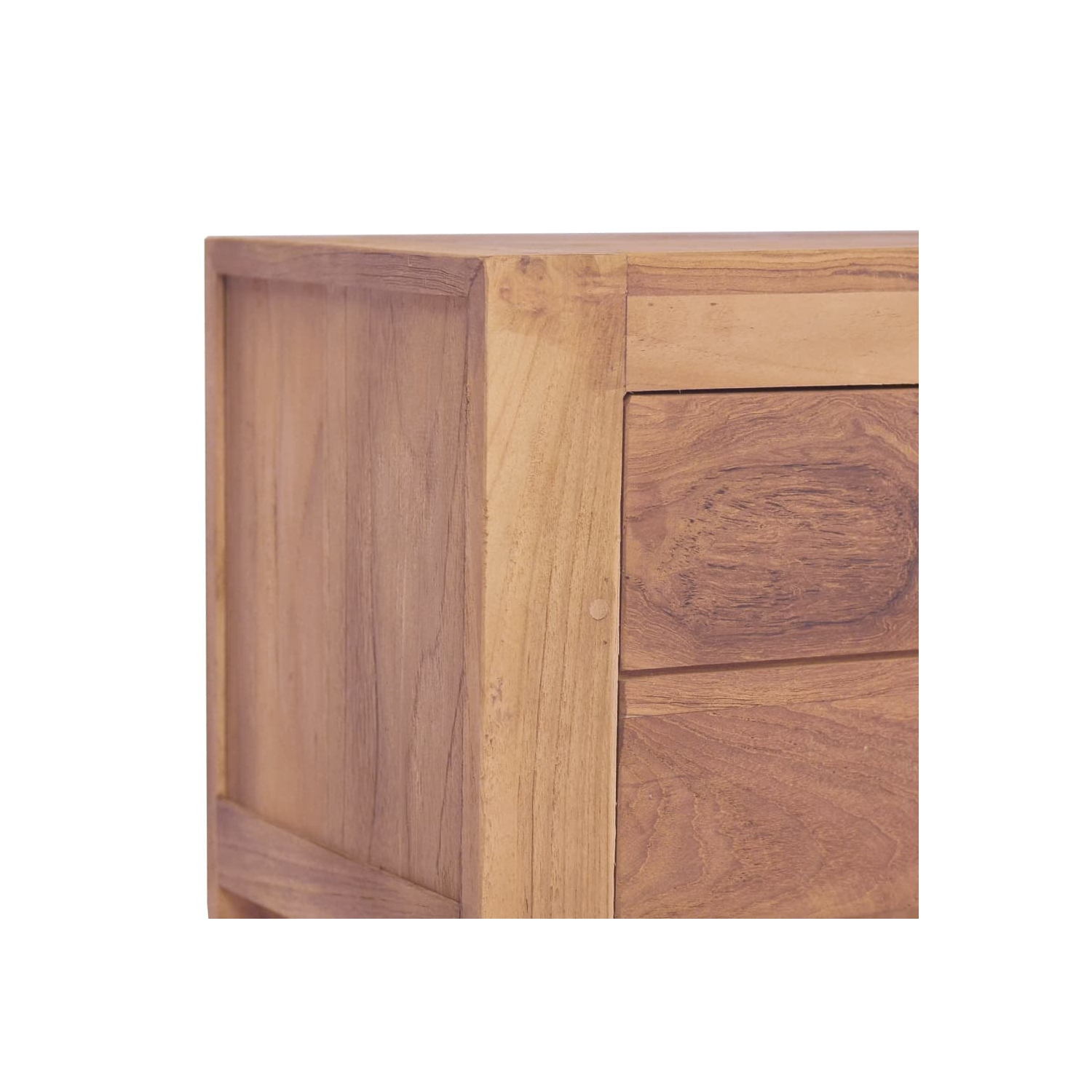 vidaXL Bedside Cabinet 40x30x50 cm Solid Teak Wood