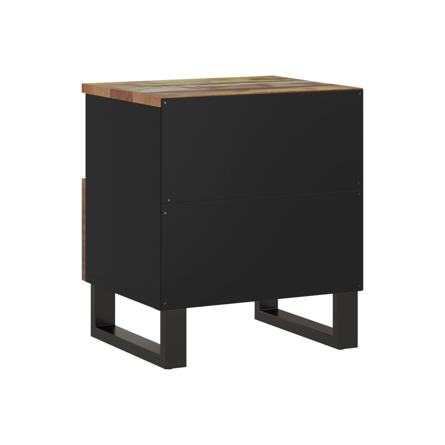 vidaXL Bedside Cabinets 2 pcs Solid Wood Reclaimed&Engineered Wood