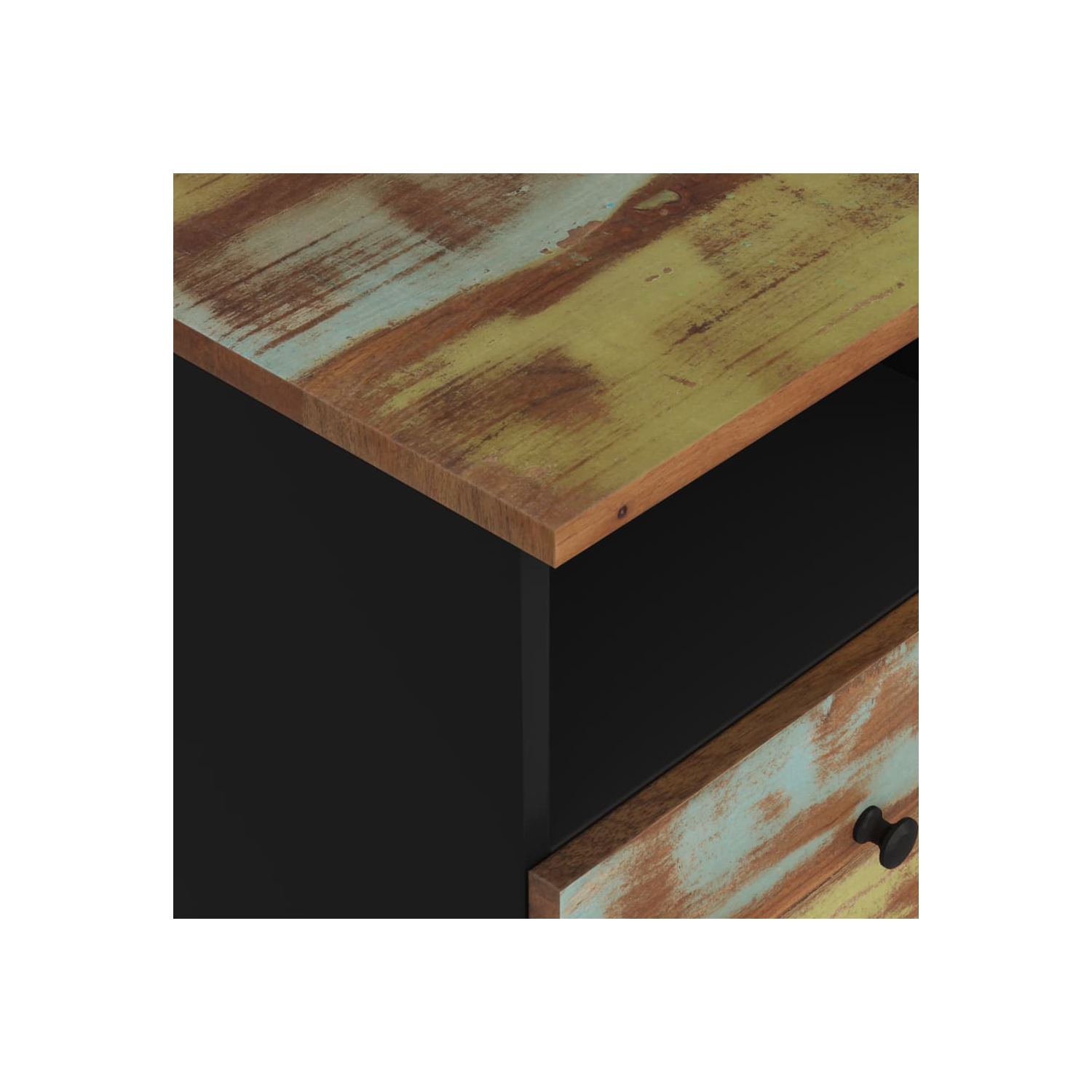 vidaXL Bedside Cabinets 2 pcs Solid Wood Reclaimed&Engineered Wood