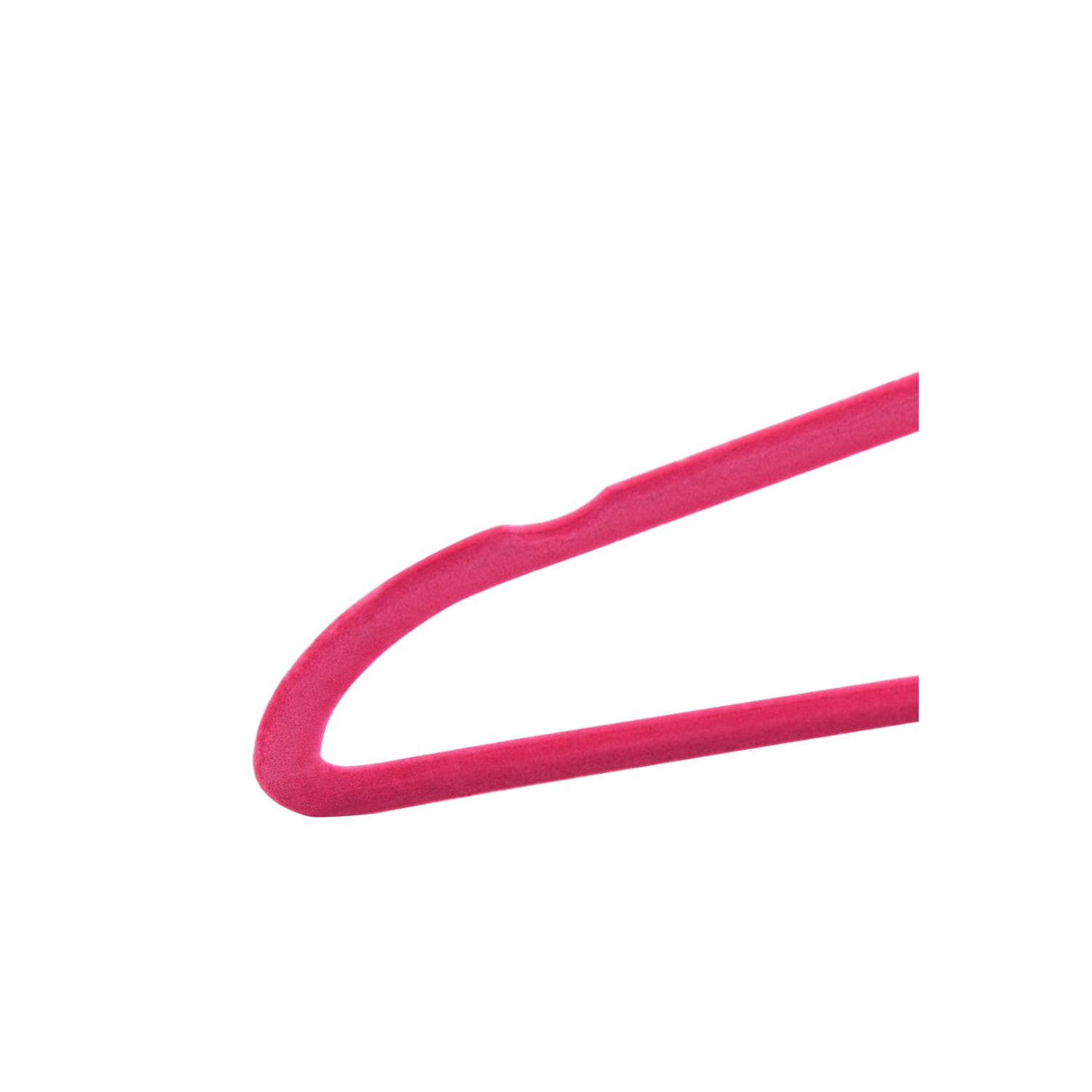 VisdaXL 100 pièces cintres en velours rose antidérapant