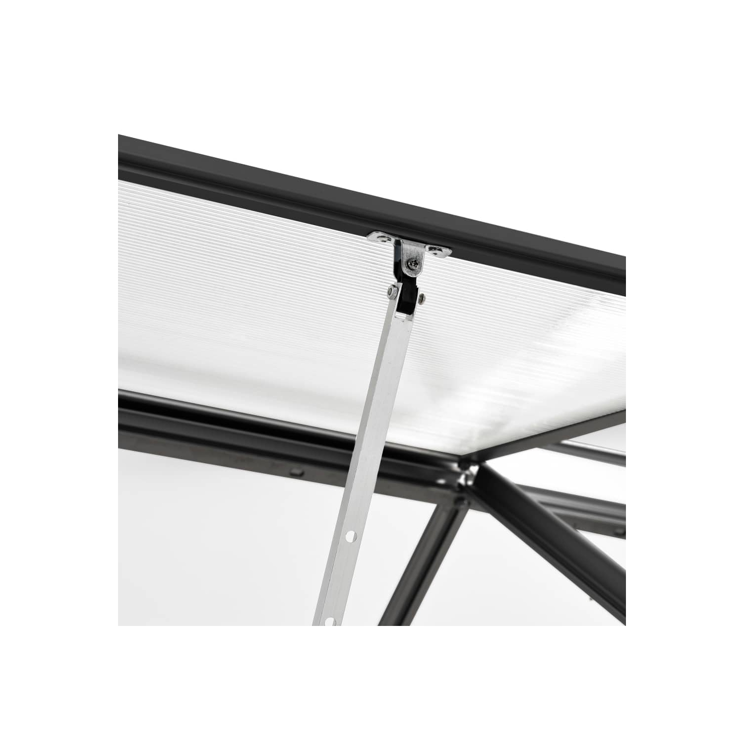 vidaXL Greenhouse with Base Frame Anthracite Aluminium 7.03 m²