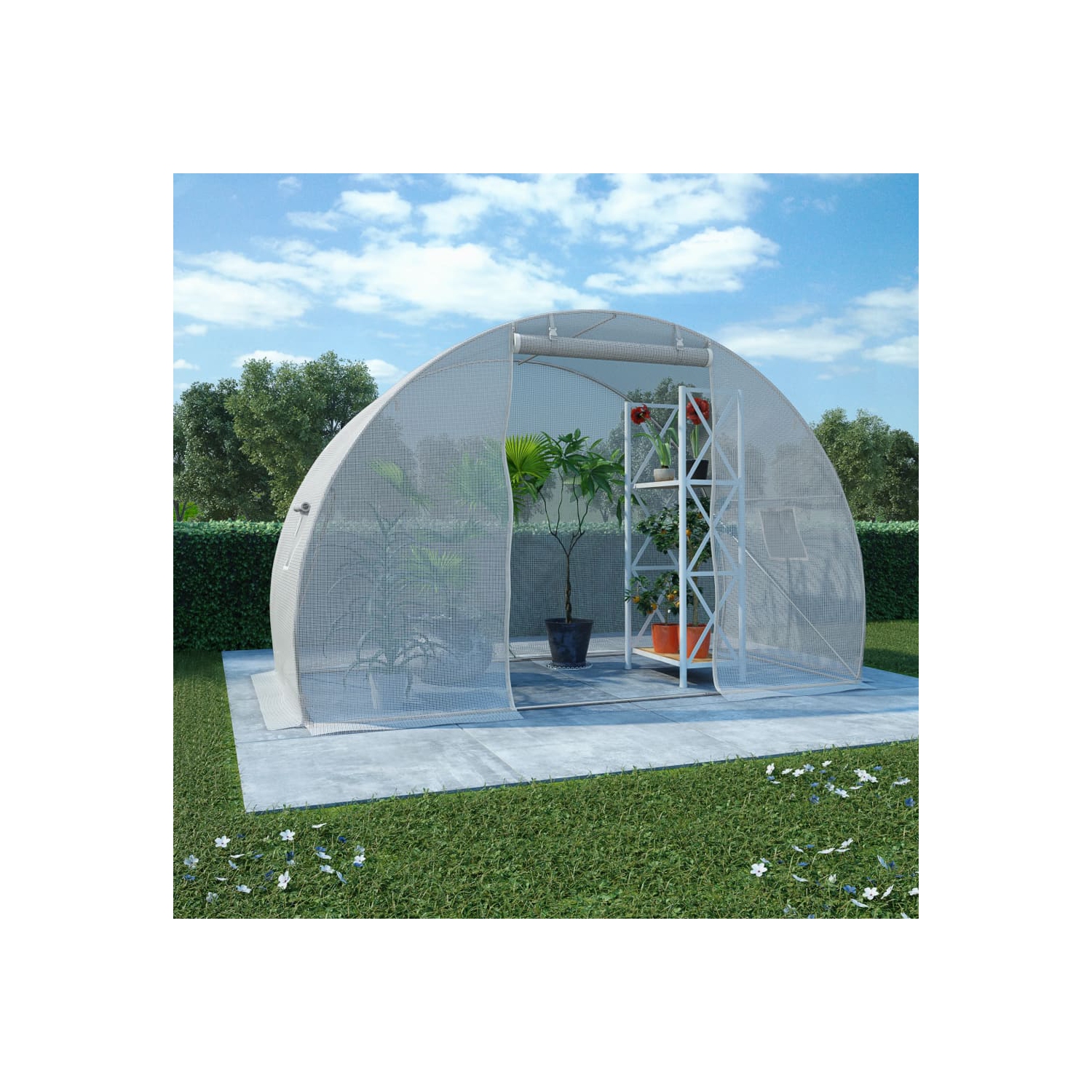vidaXL Greenhouse 4.5m² 300x150x200 cm