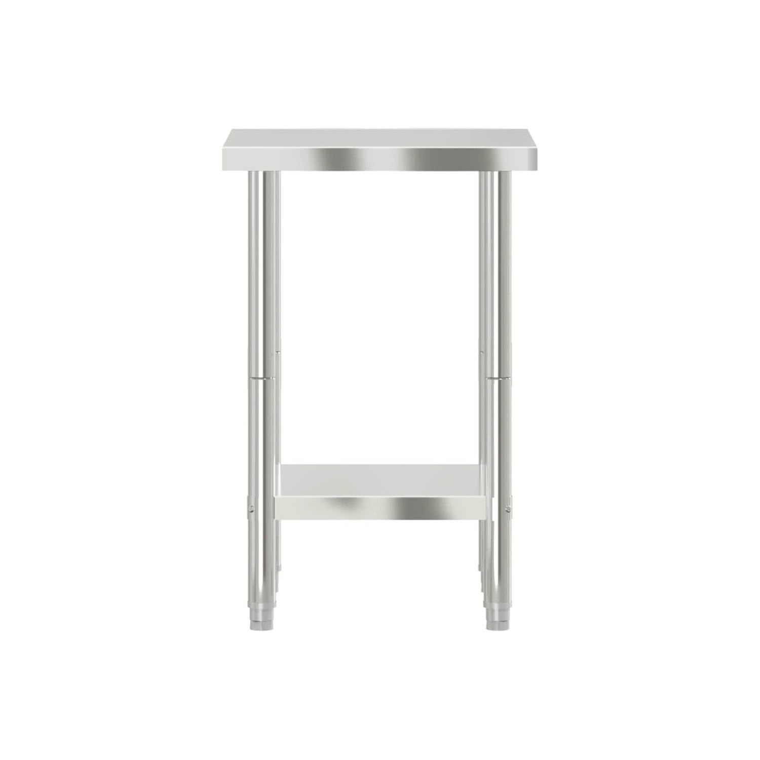 vidaXL Kitchen Work Table 55x55x85 cm Stainless Steel