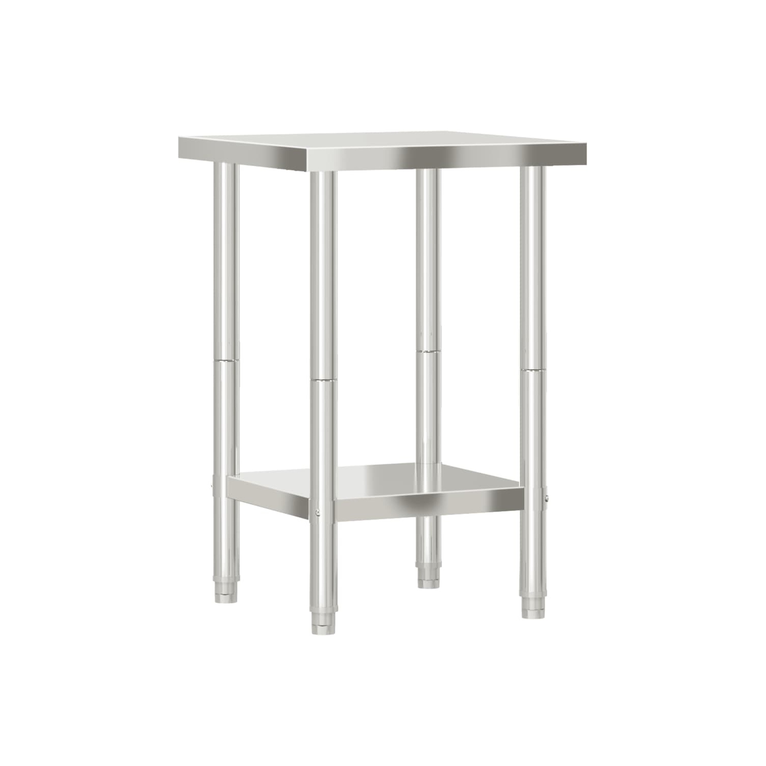 vidaXL Kitchen Work Table 55x55x85 cm Stainless Steel