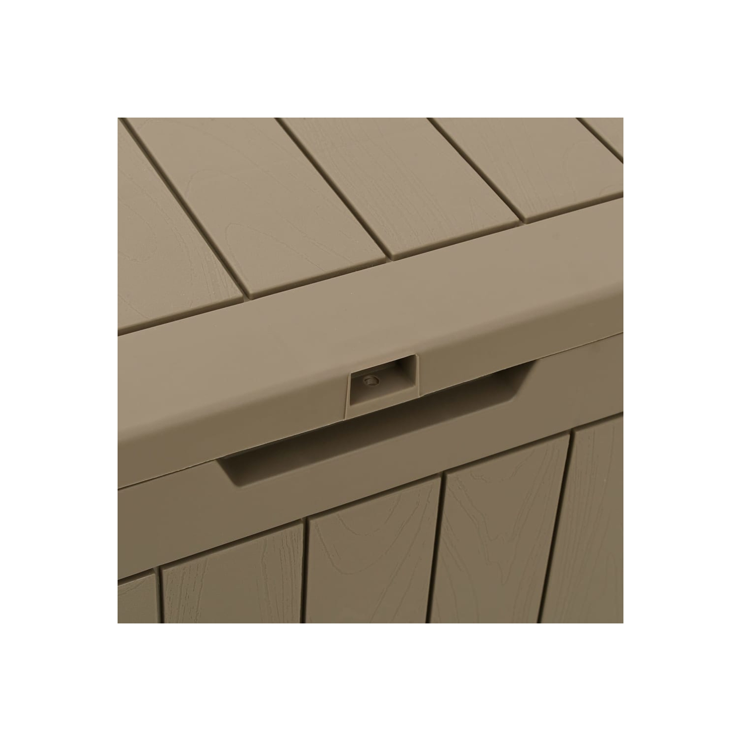 vidaXL Garden Storage Box Grey 55.5x43x53 cm Polypropylene