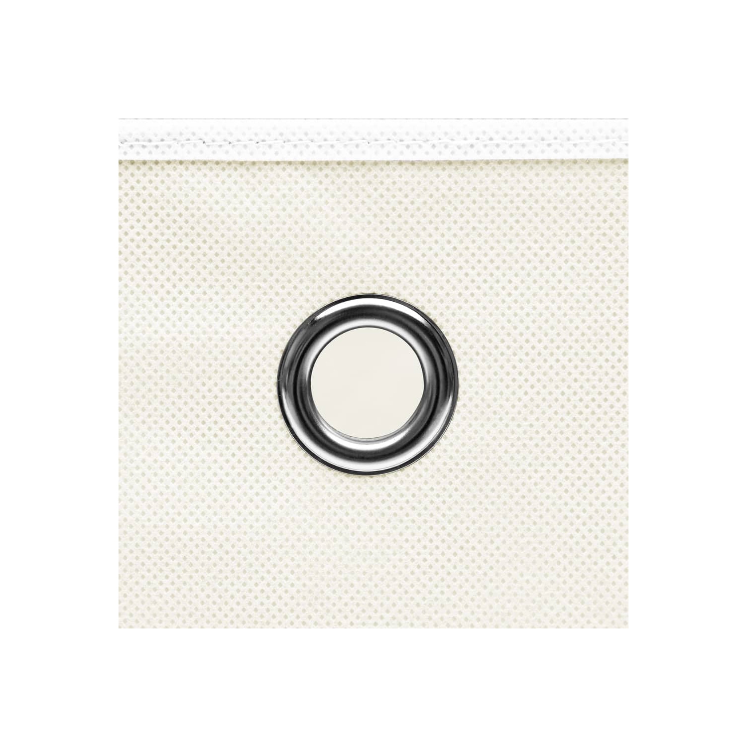 vidaXL Storage Boxes with Lids 4 pcs White 32x32x32 cm Fabric