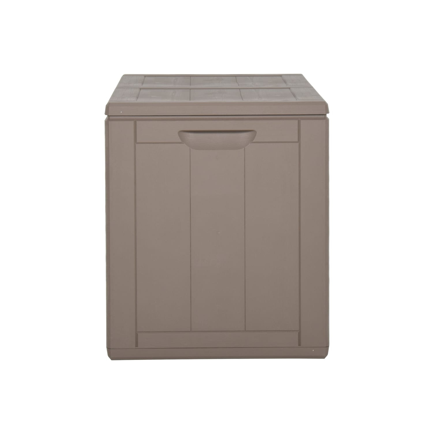 vidaXL Garden Storage Box 180L Brown PP Wood Look