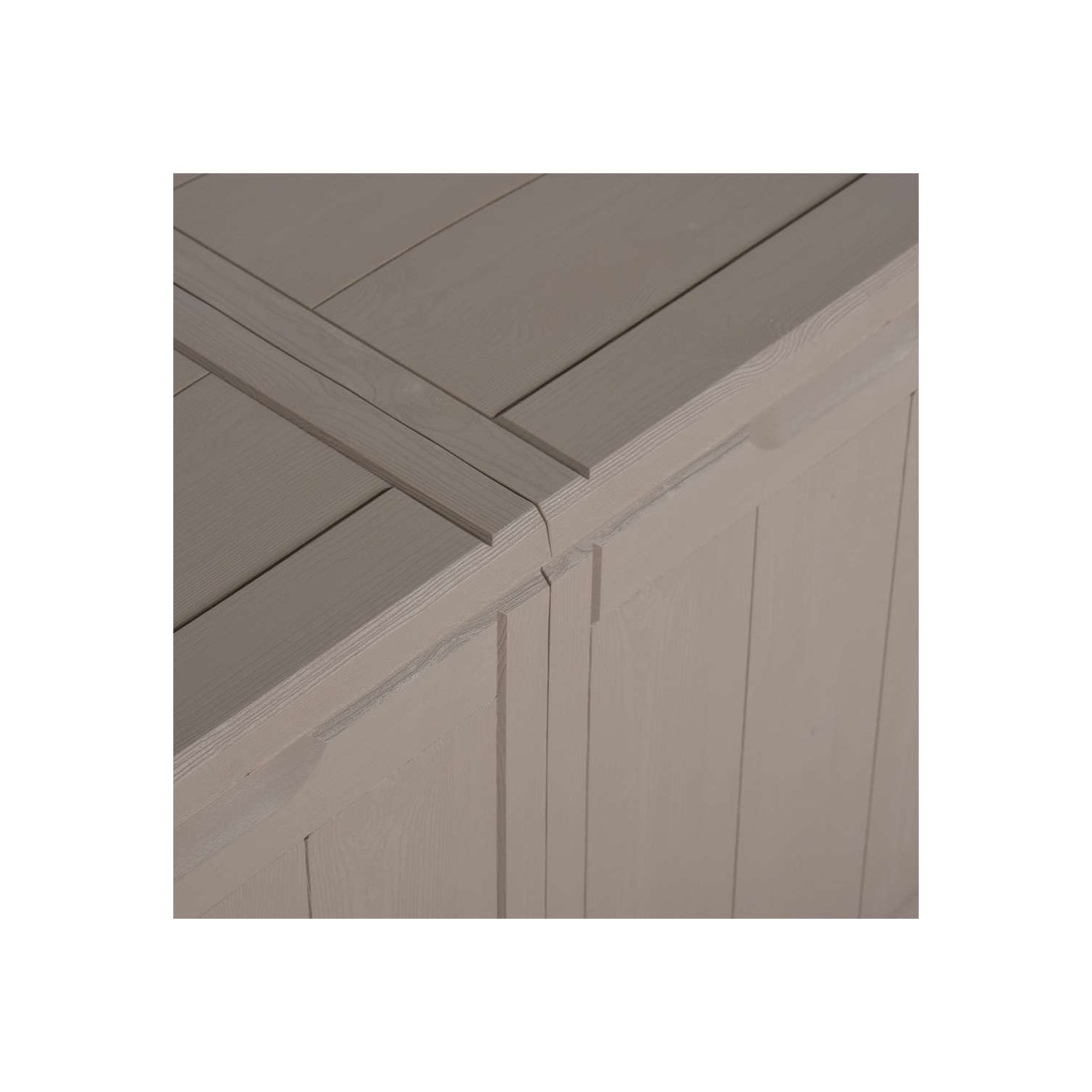 vidaXL Garden Storage Box 180L Brown PP Wood Look