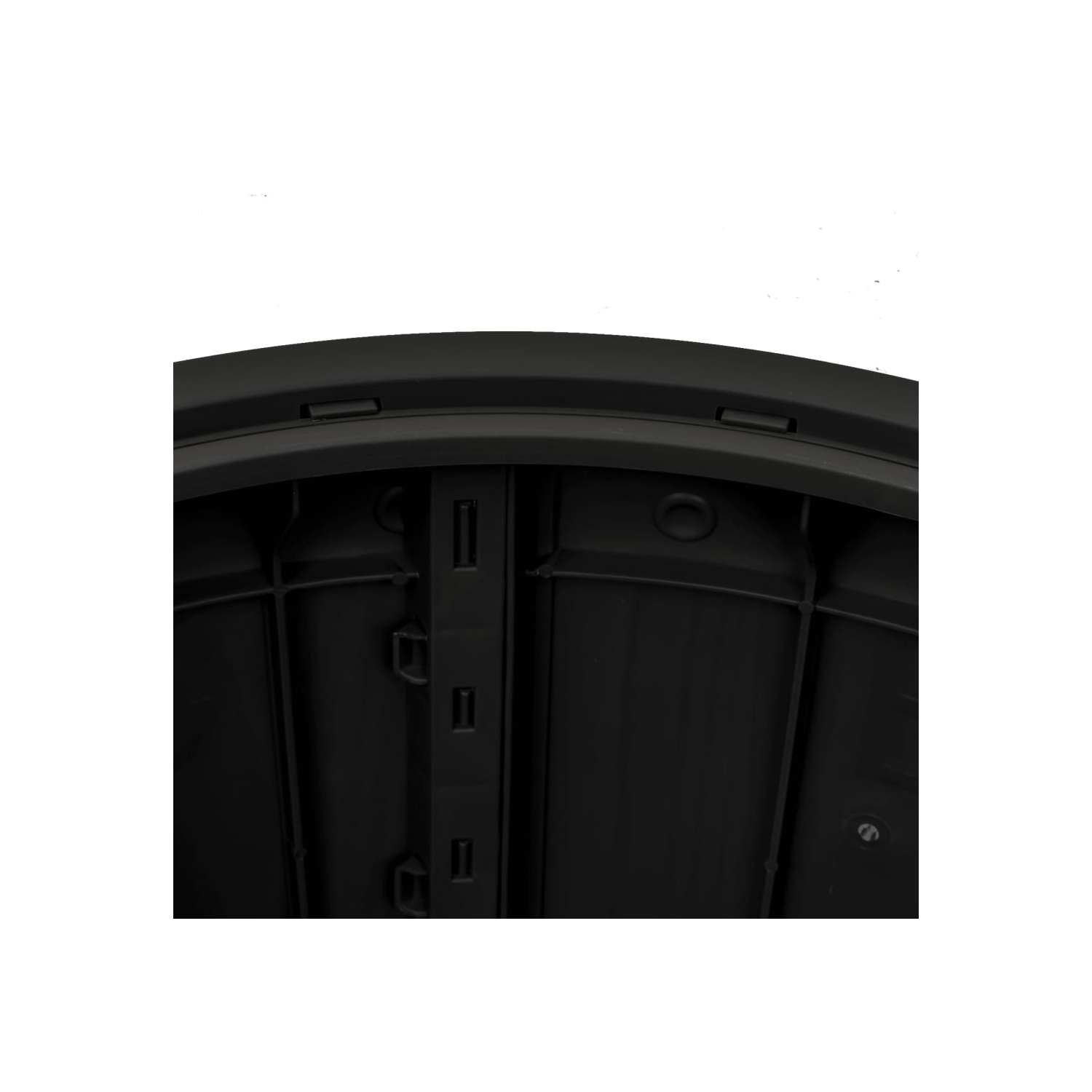 vidaXL 3-in-1 Garden Storage Box Black Polypropylene
