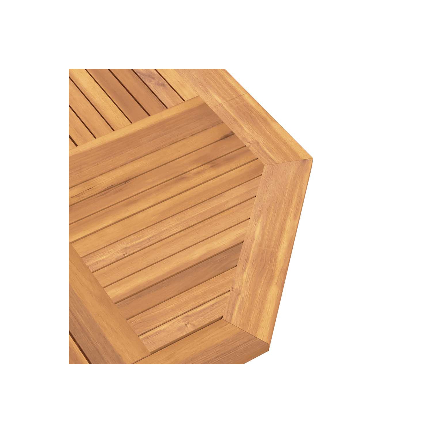 vidaXL Folding Garden Table 110x110x75 cm Solid Wood Teak