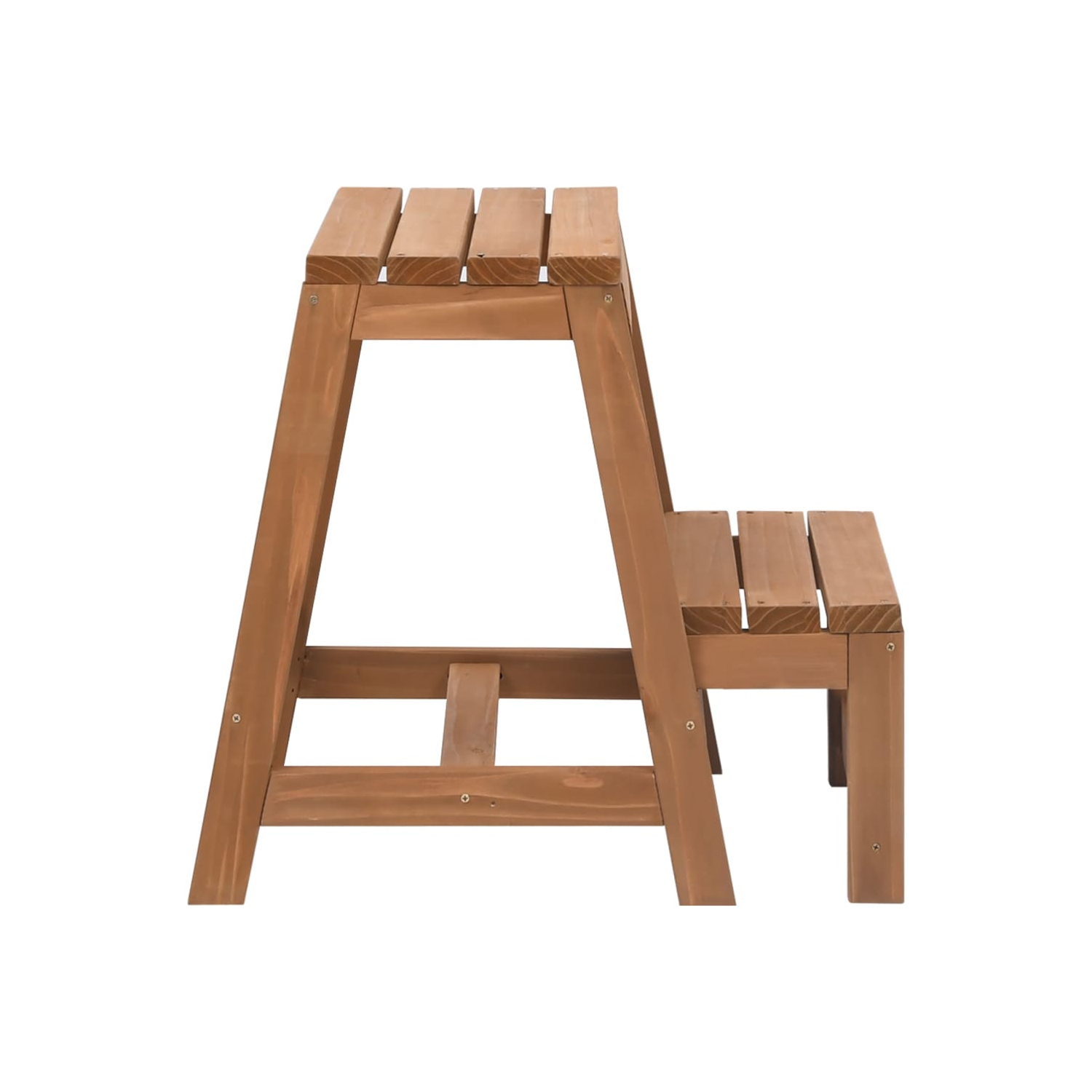 Tabouret pliable en bois de première bois massif vidaXL