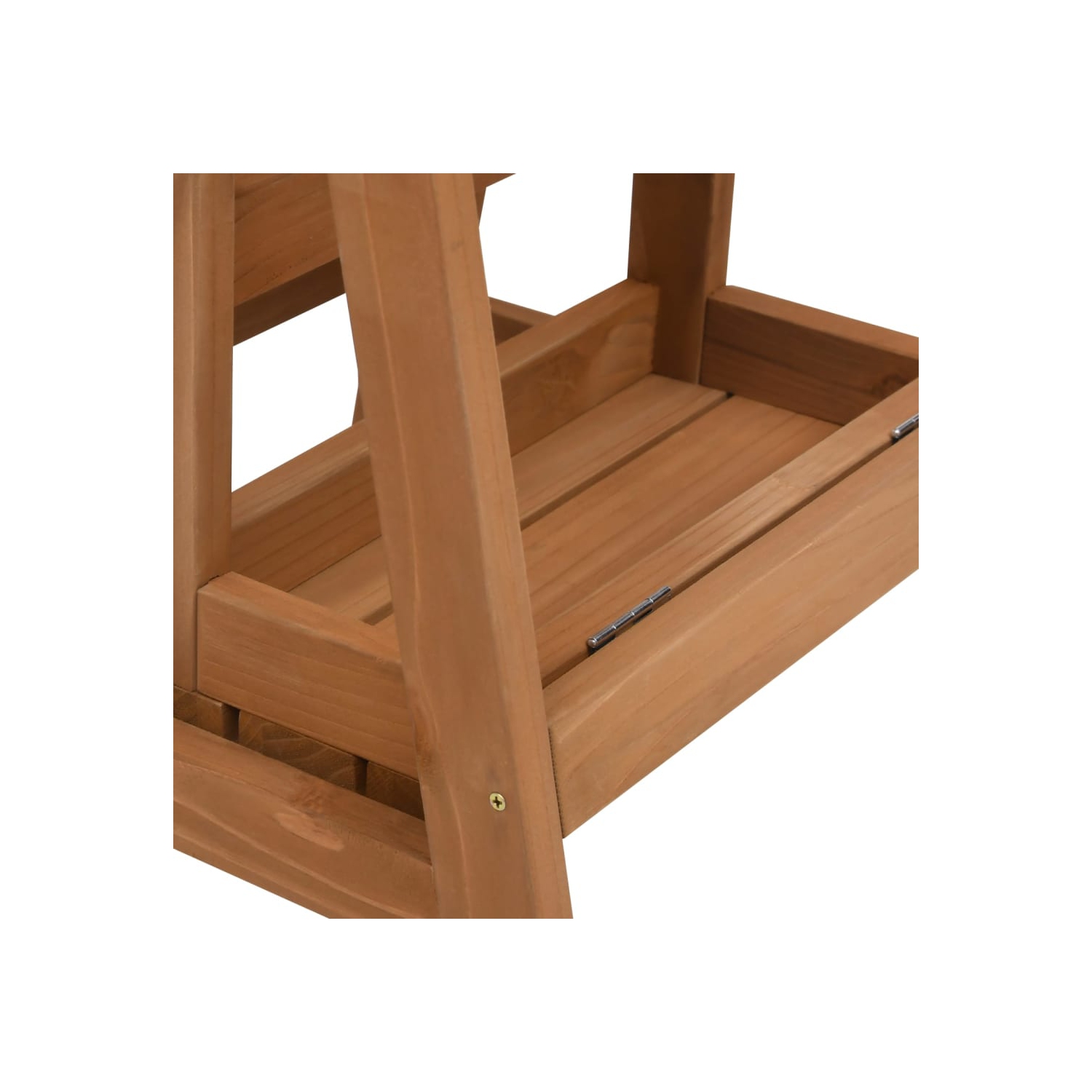 Tabouret pliable en bois de première bois massif vidaXL