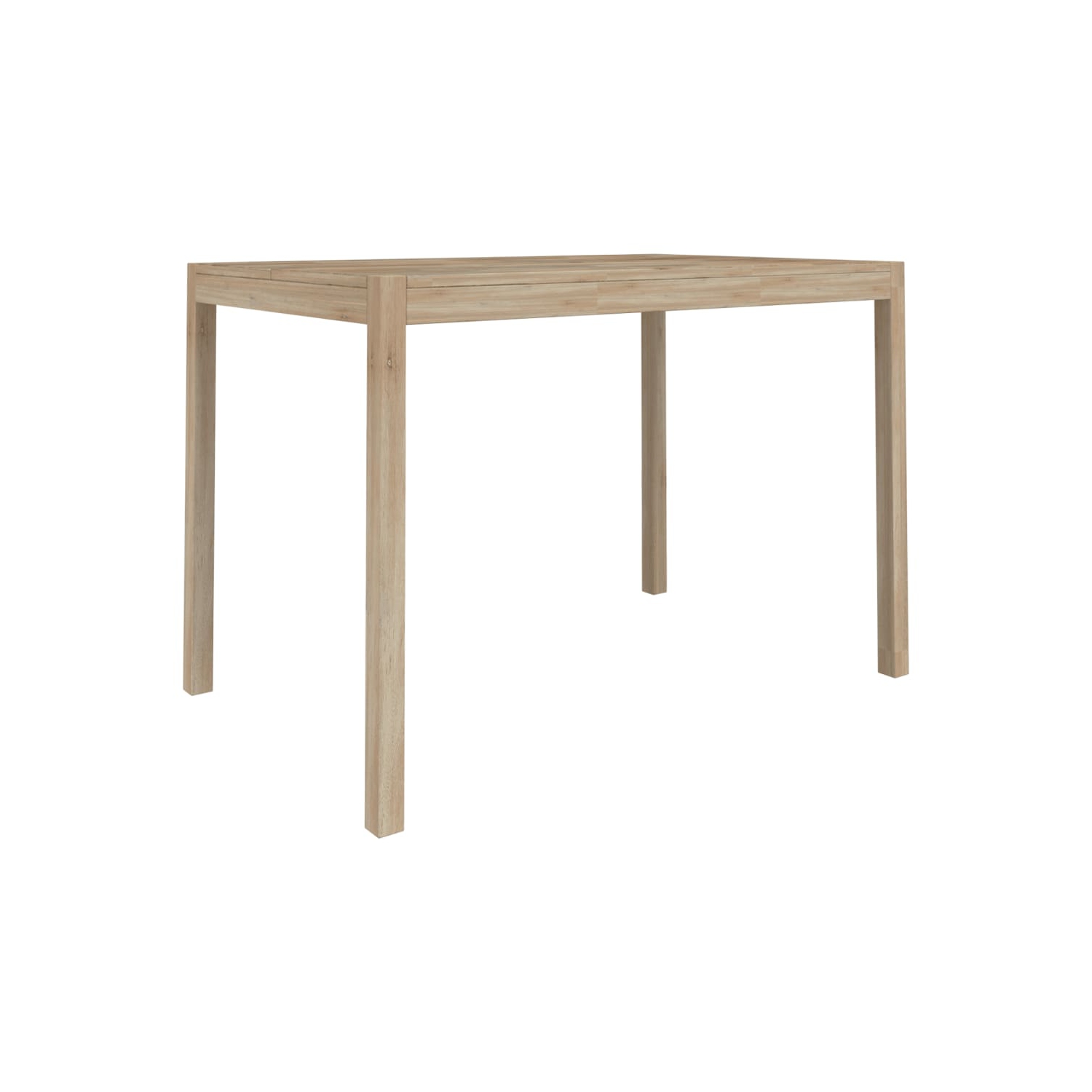 vidaXL Dining Table 110x70x75 cm Solid Wood Acacia