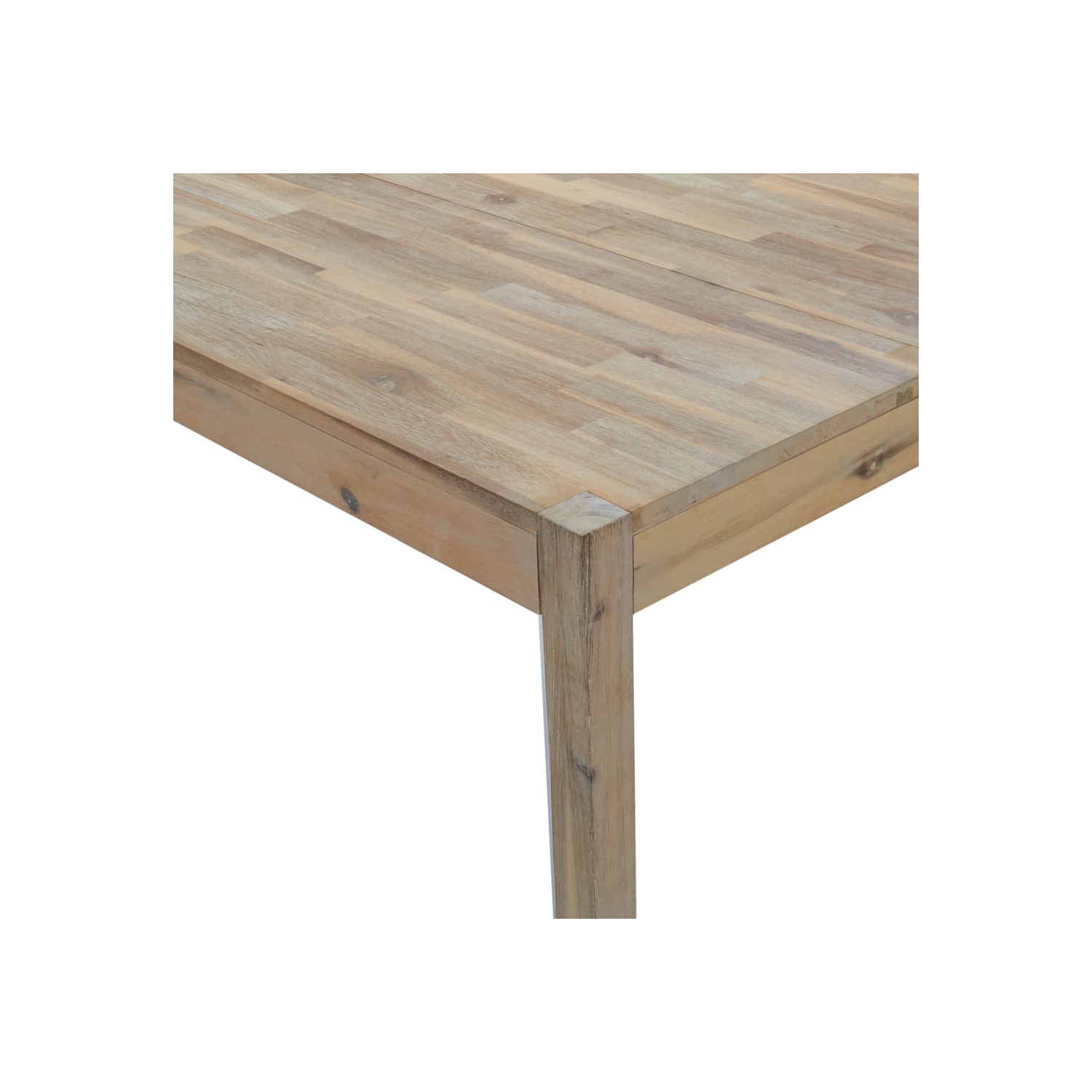 vidaXL Dining Table 110x70x75 cm Solid Wood Acacia