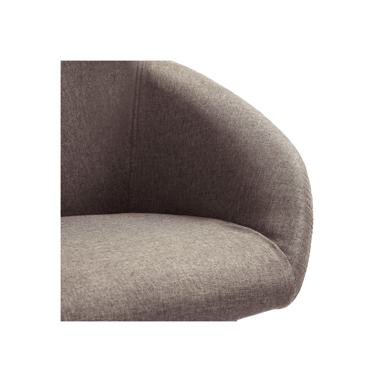 vidaXL Dining Chairs 6 pcs Taupe Fabric