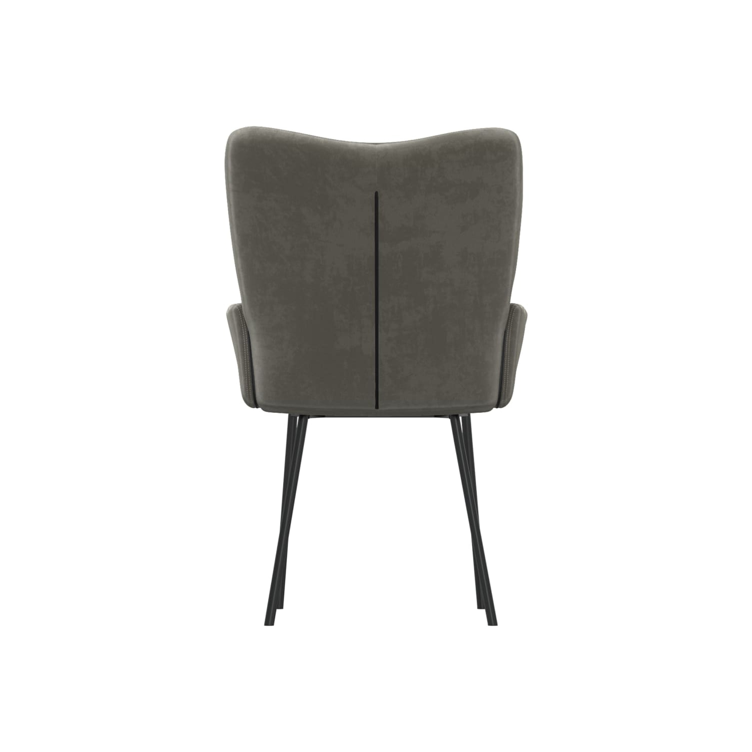 vidaXL Dining Chairs 2 pcs Dark Grey Velvet