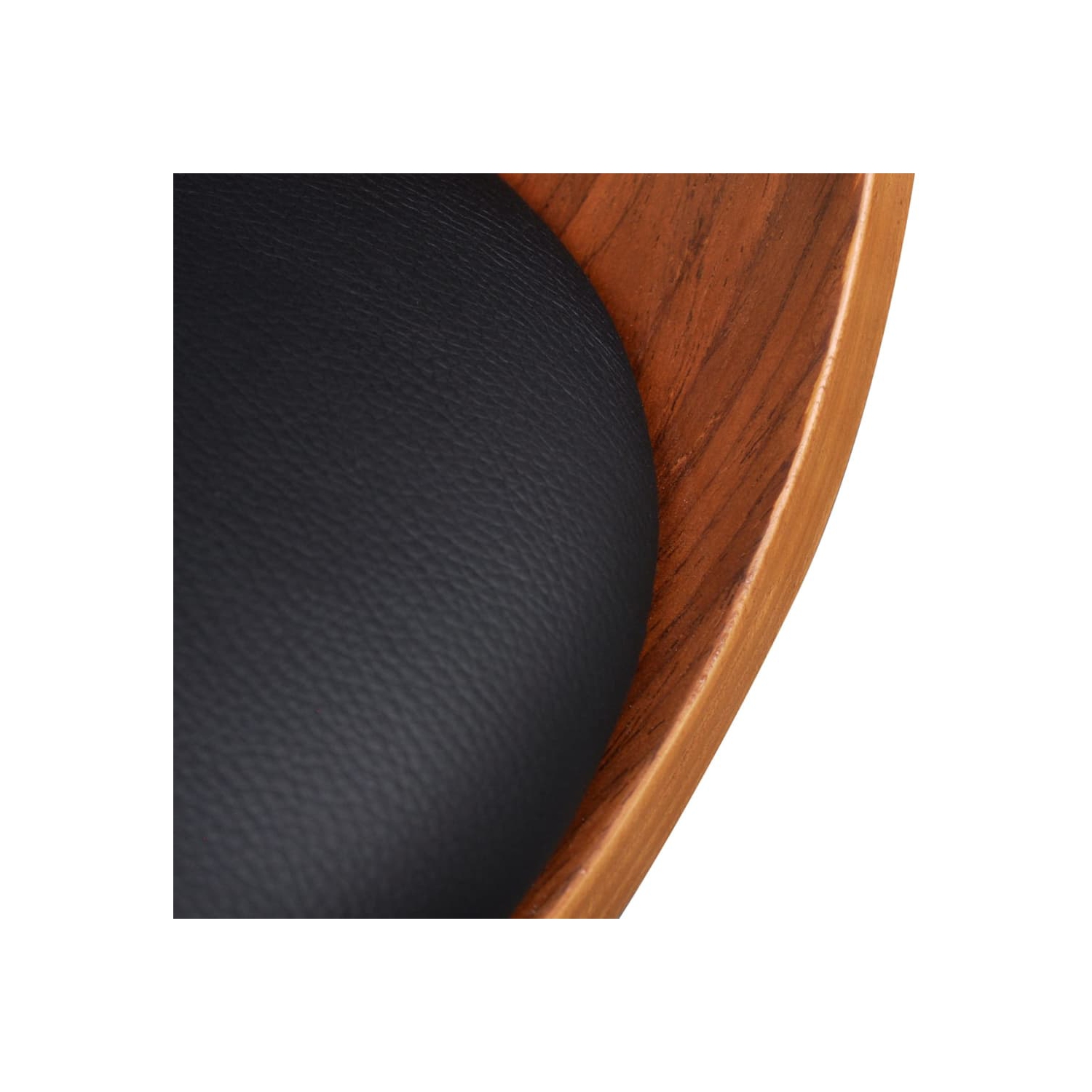 Modern Artificial Leather Wood Dining Chair