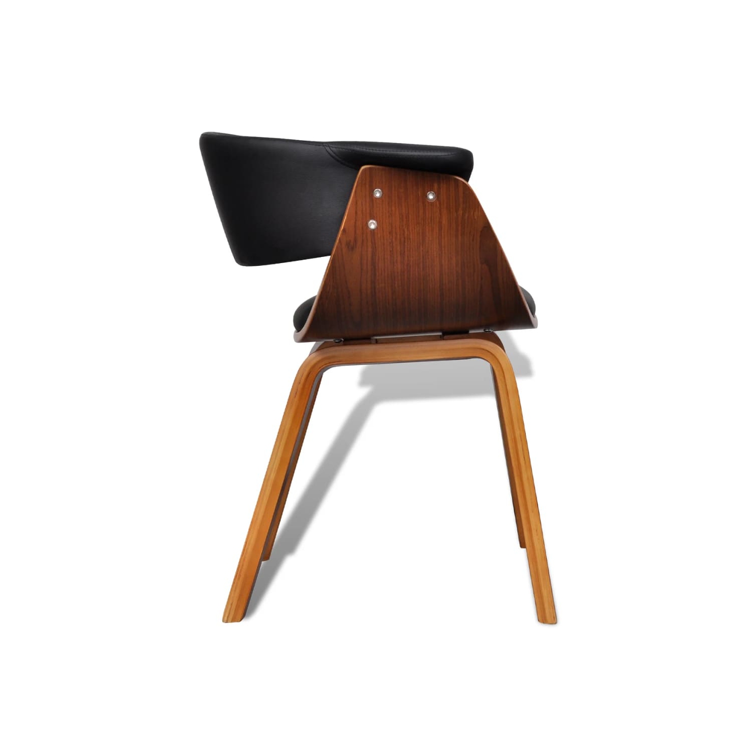 Modern Artificial Leather Wood Dining Chair