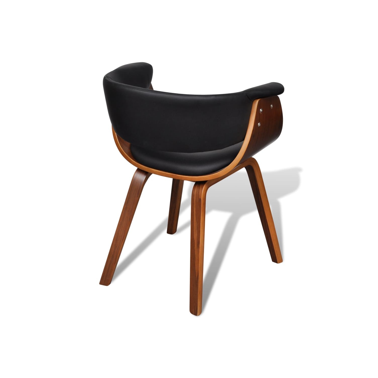 Modern Artificial Leather Wood Dining Chair