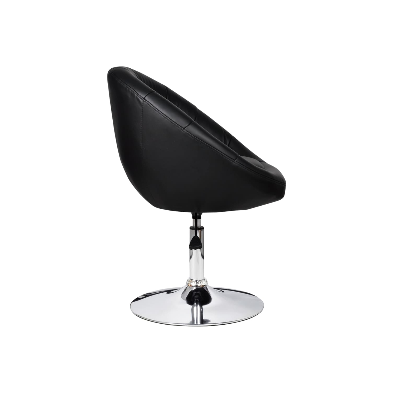 Tabourets de bar 2 pièces en similicuir noir vidaXL