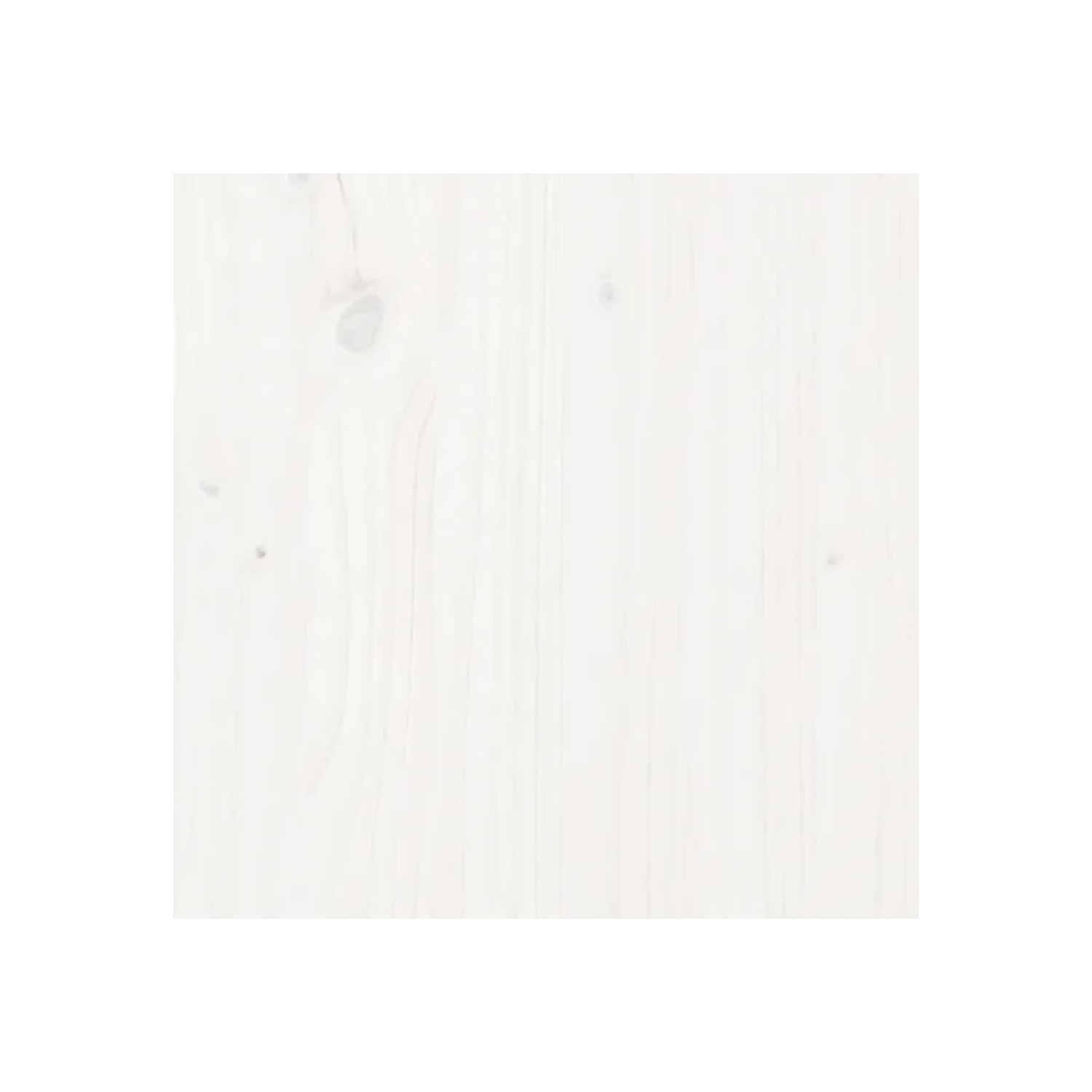 Ensemble de salon de jardin de 5 pièces avec coussins en bois massif blanc vidaXL