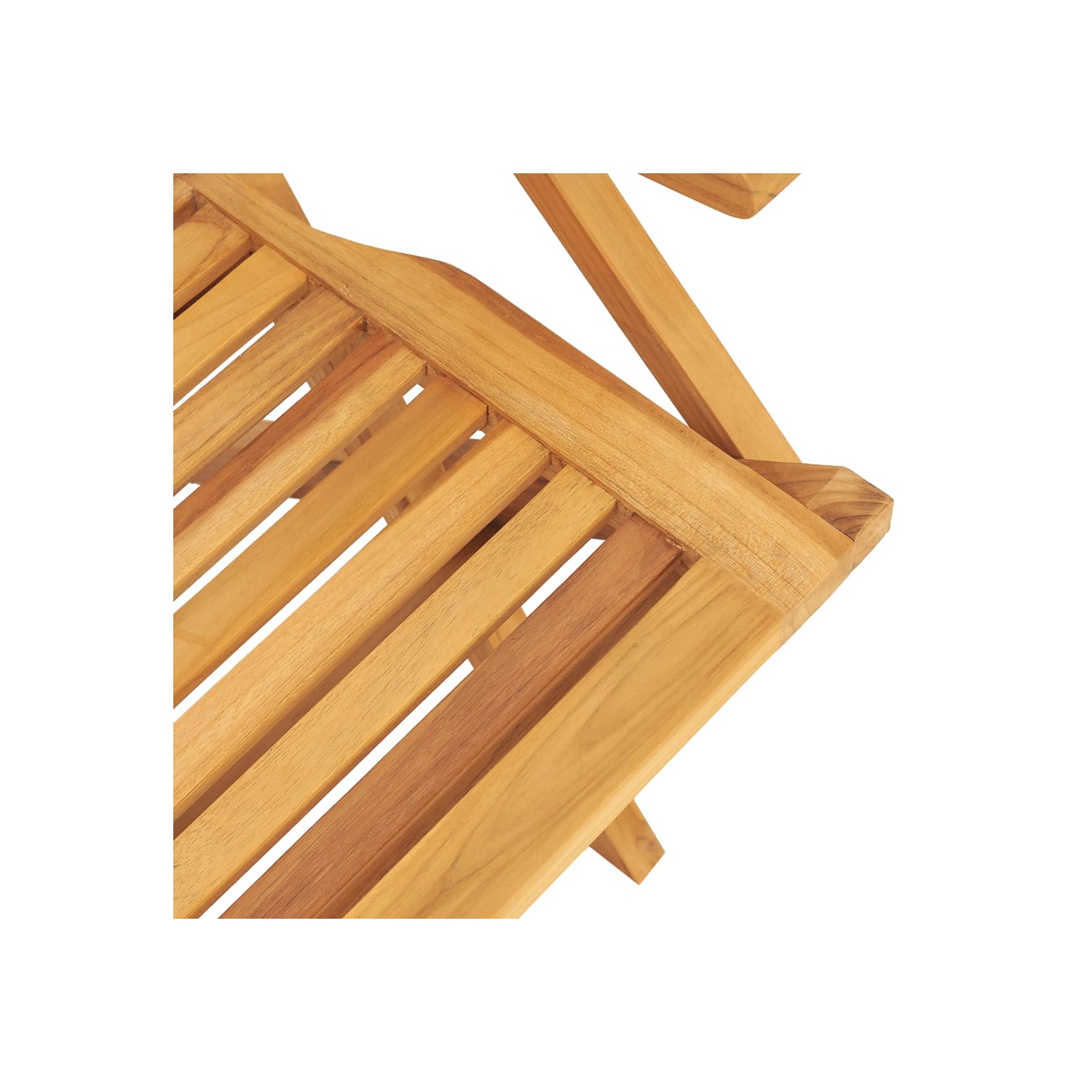 vidaXL 5 Piece Garden Dining Set Solid Wood Teak