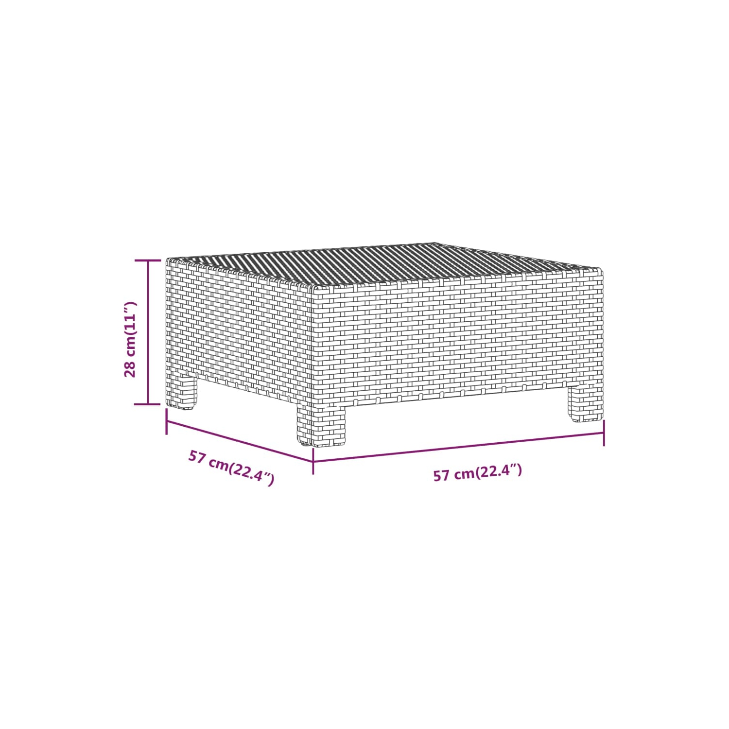 Ensemble de salon de jardin de 9 pièces avec coussins en poly rotin gris de vidaXL