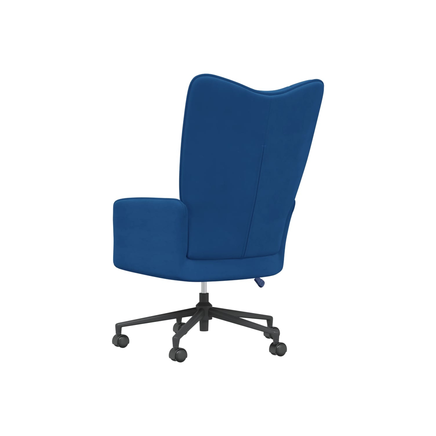 vidaXL Relaxing Chair Blue Velvet