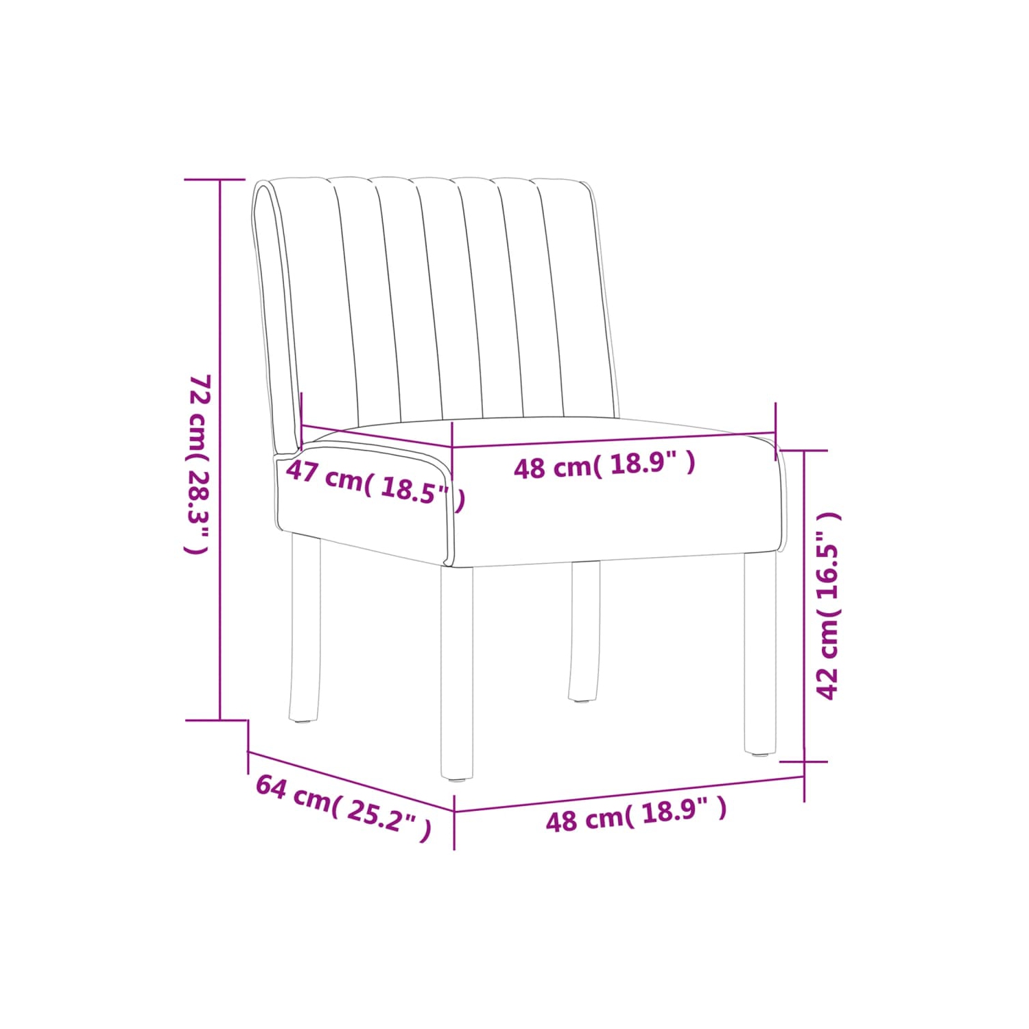 vidaXL Slipper Chair Light Grey Velvet