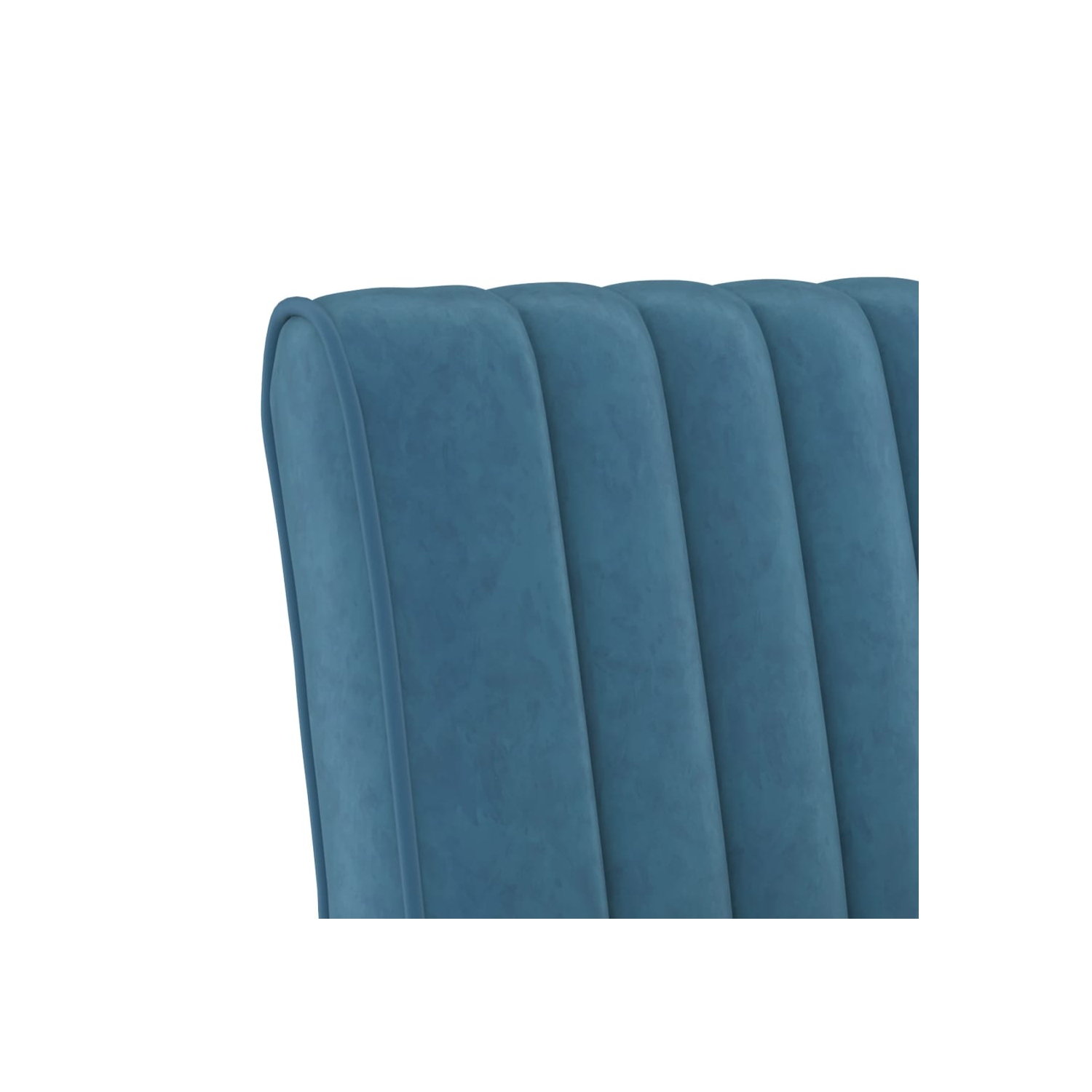 vidaXL Slipper Chair Blue Velvet