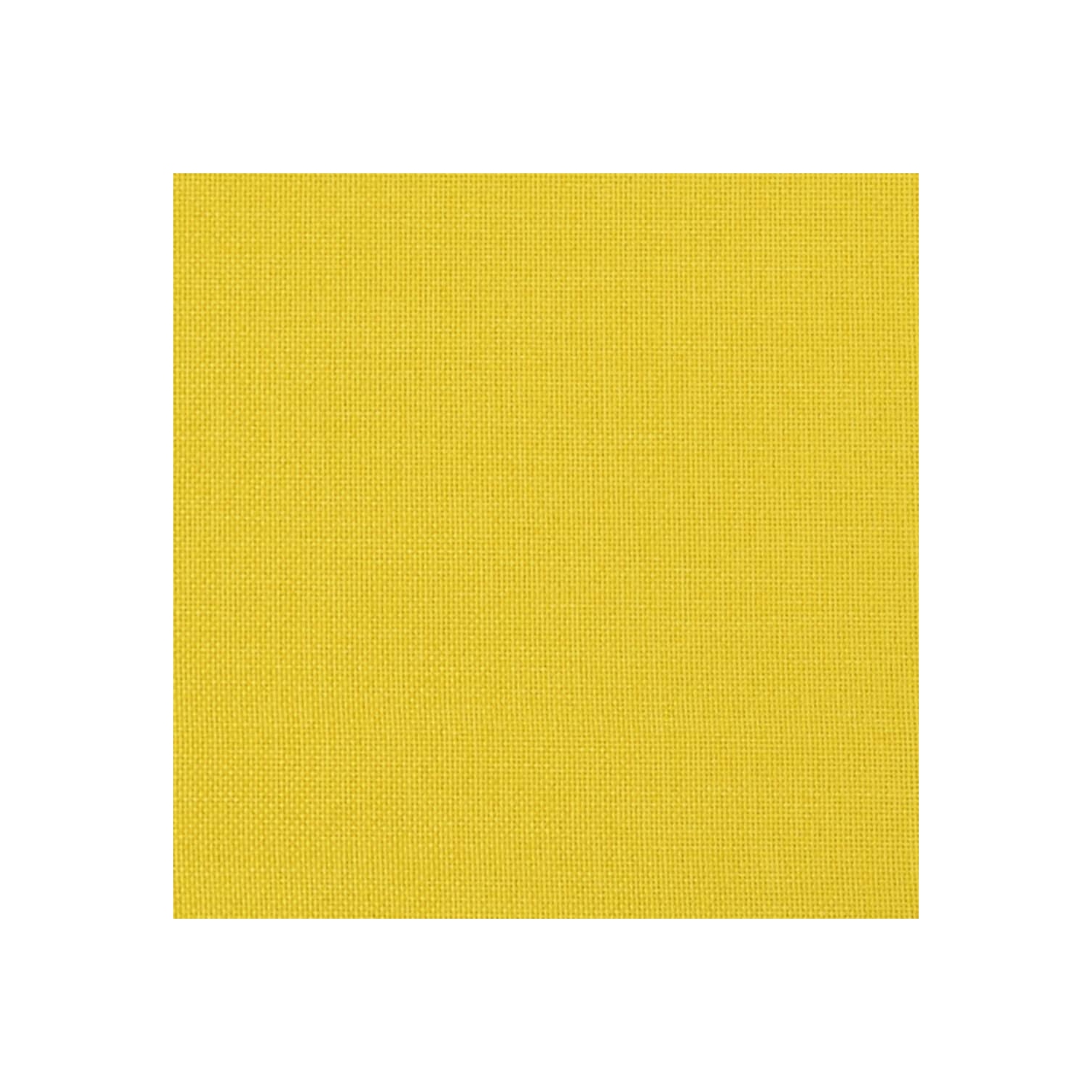 vidaXL Slipper Chair Light Yellow Fabric