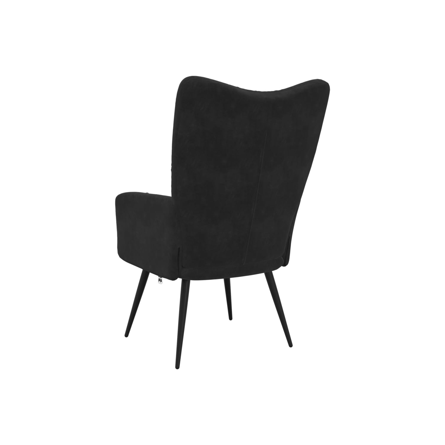 vidaXL Relaxing Chair Black Velvet