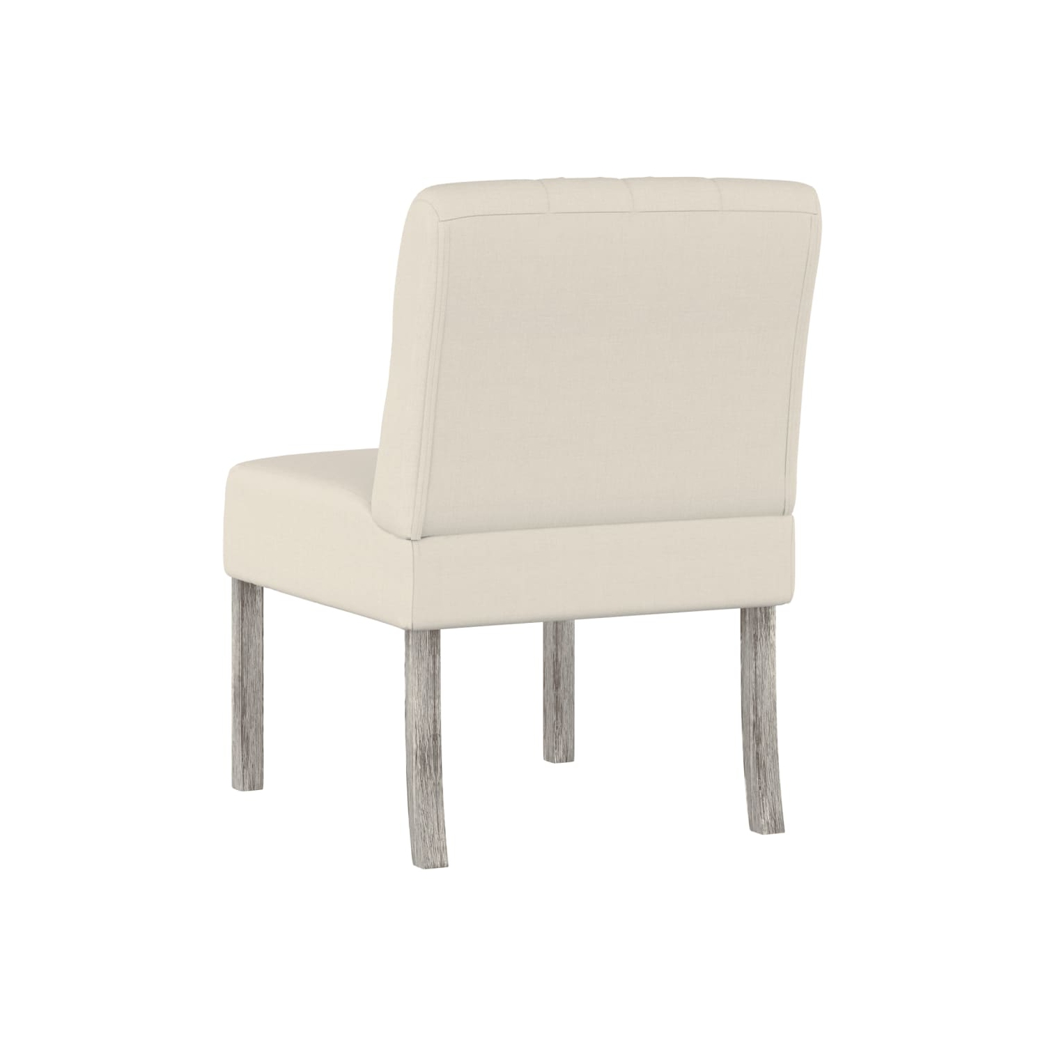 vidaXL Slipper Chair LinenButton Design