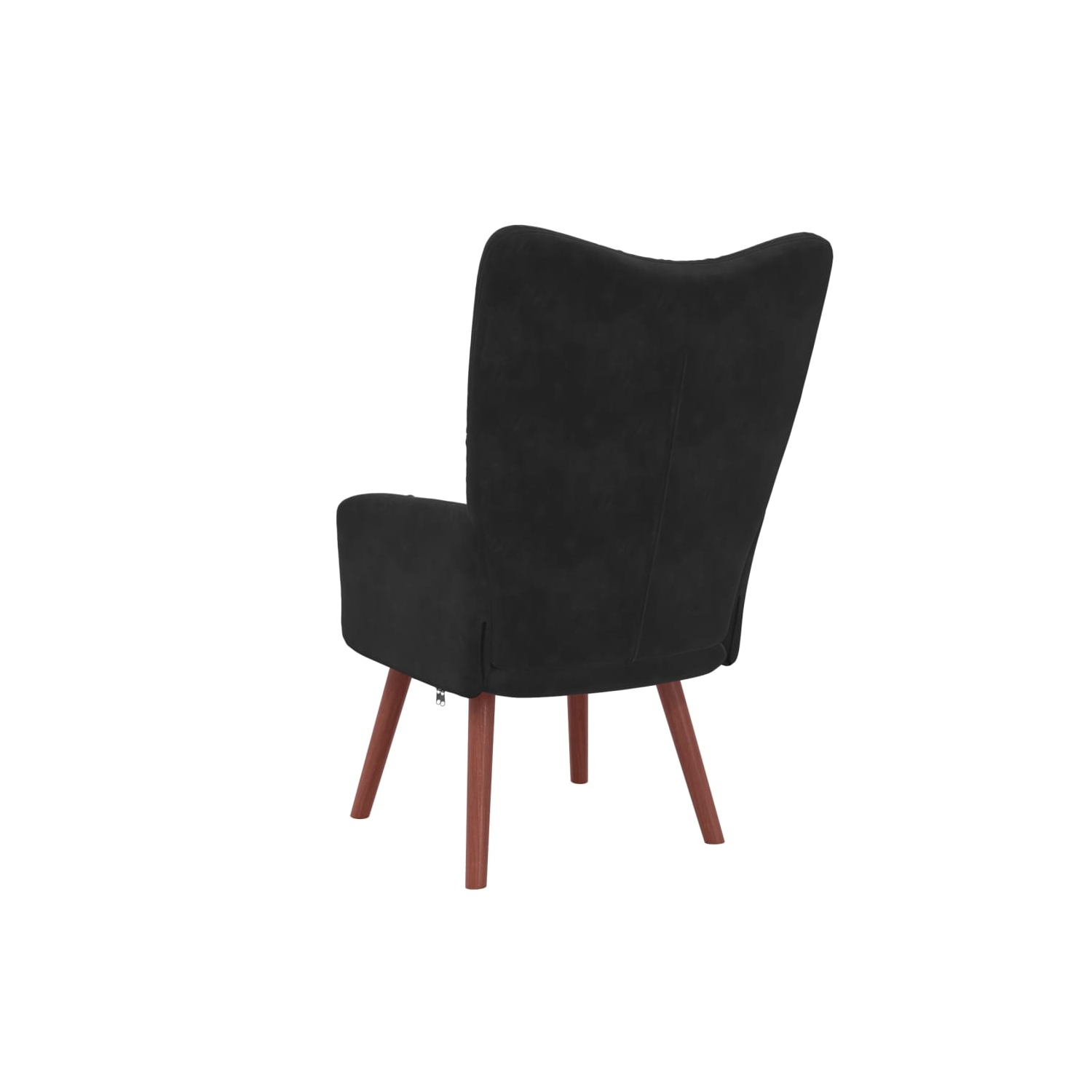 vidaXL Relaxing Chair Black Velvet