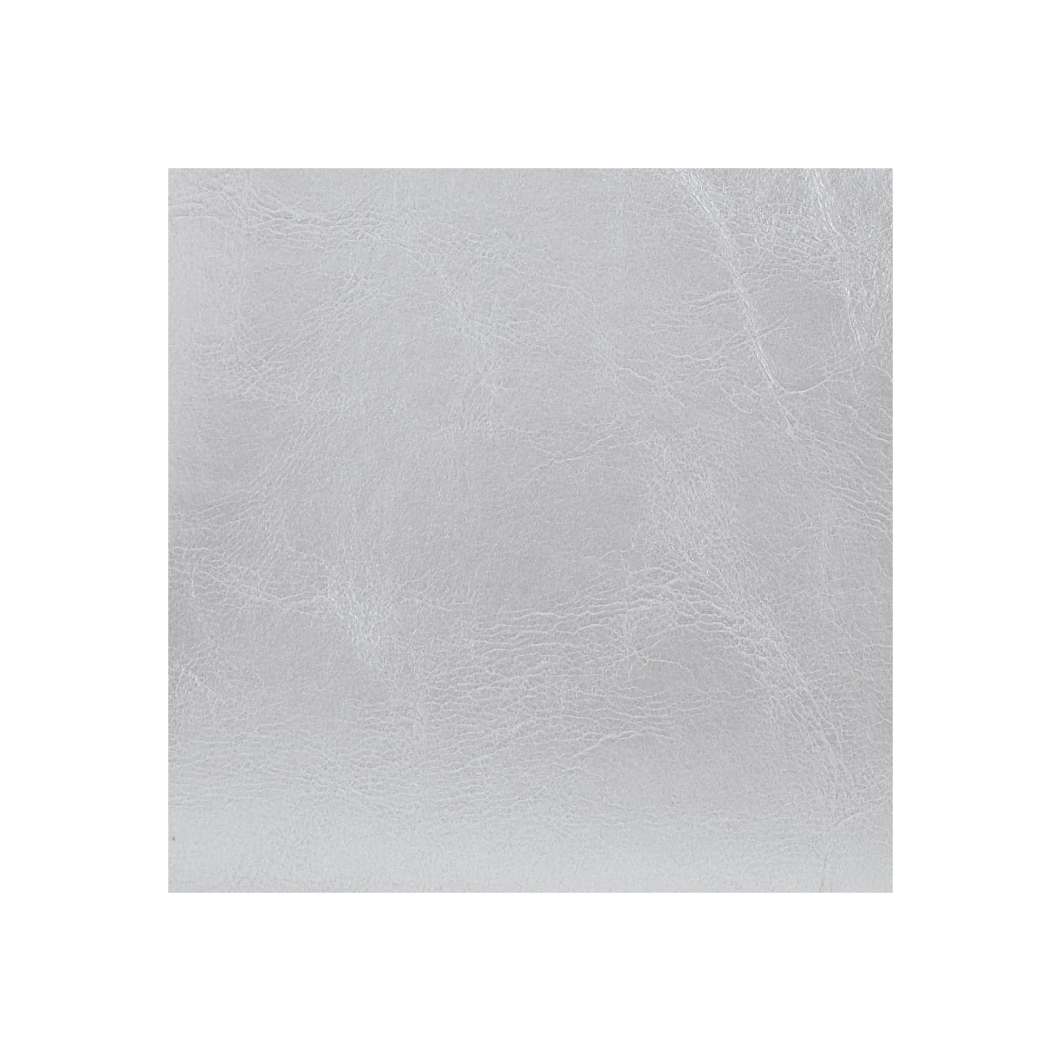 vidaXL Tub Chair with Footstool Silver Faux Leather