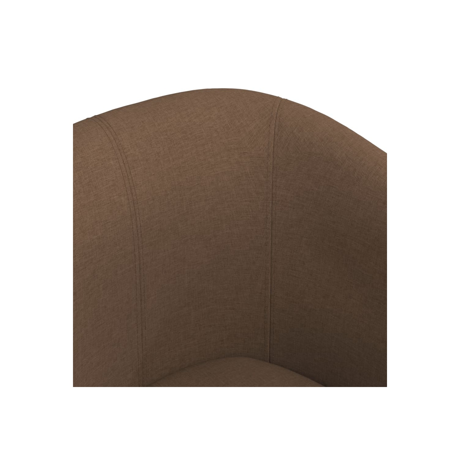 vidaXL Tub Chair Brown Fabric