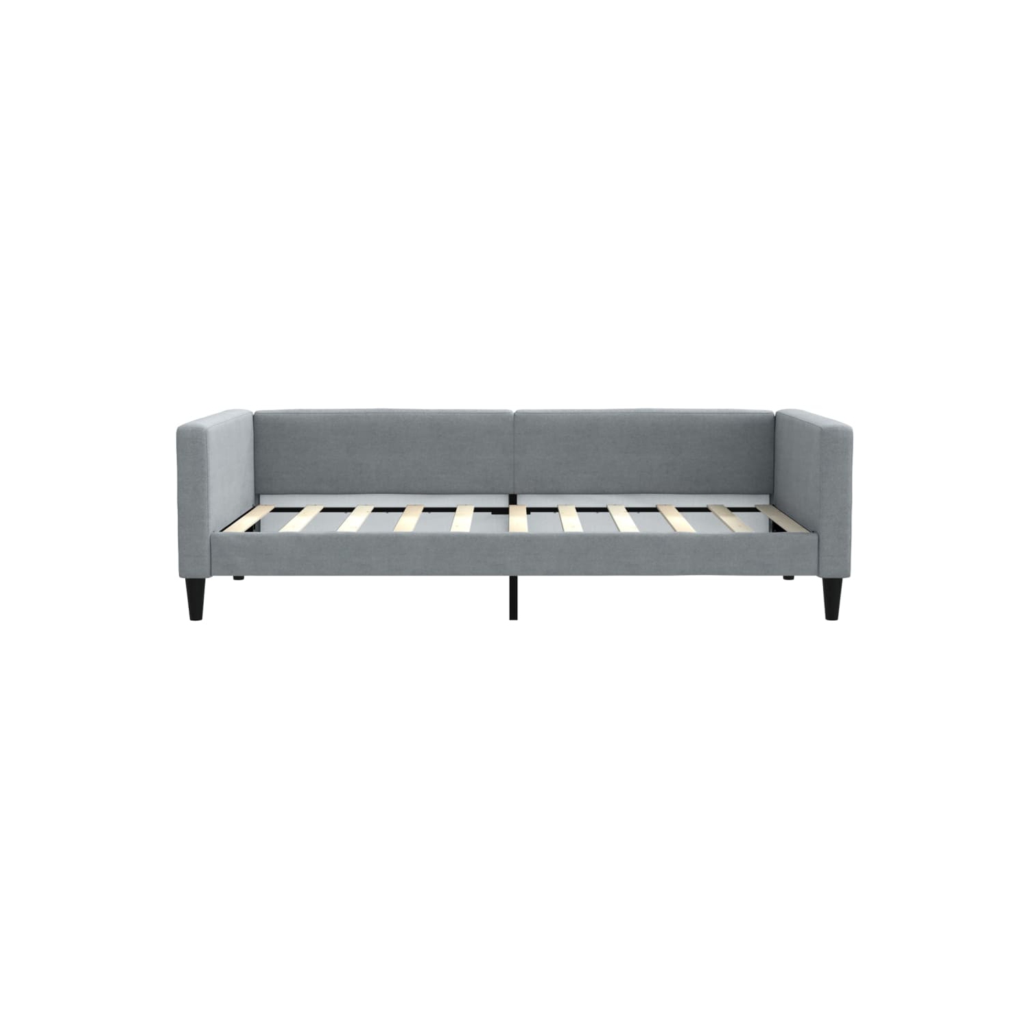 vidaXL Daybed with Trundle without Mattress Light Grey 100x190 cm